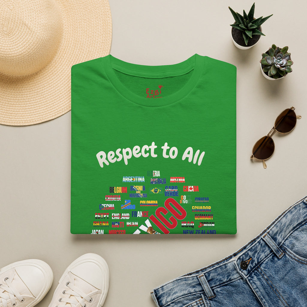 Mexico Fan Soccer Tee | White Text | Lightweight