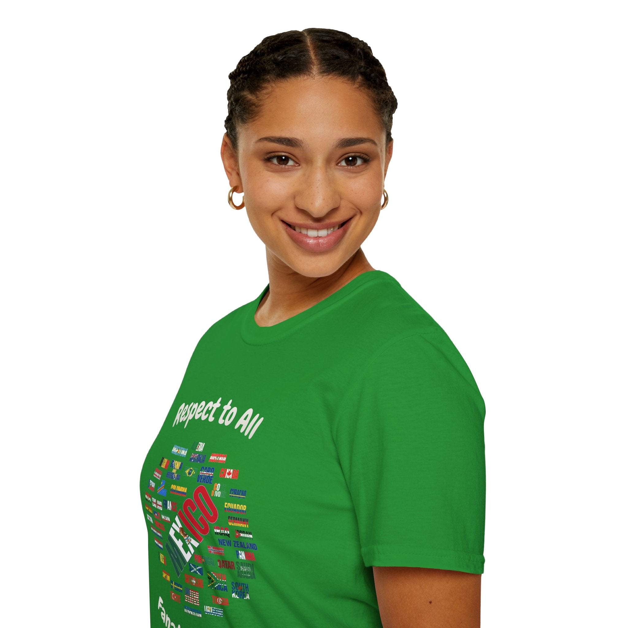 Mexico Fan Soccer Tee | White Text | Lightweight