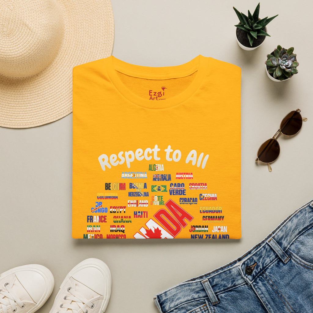 Canada Fan Soccer Tee | White Text | Lightweight