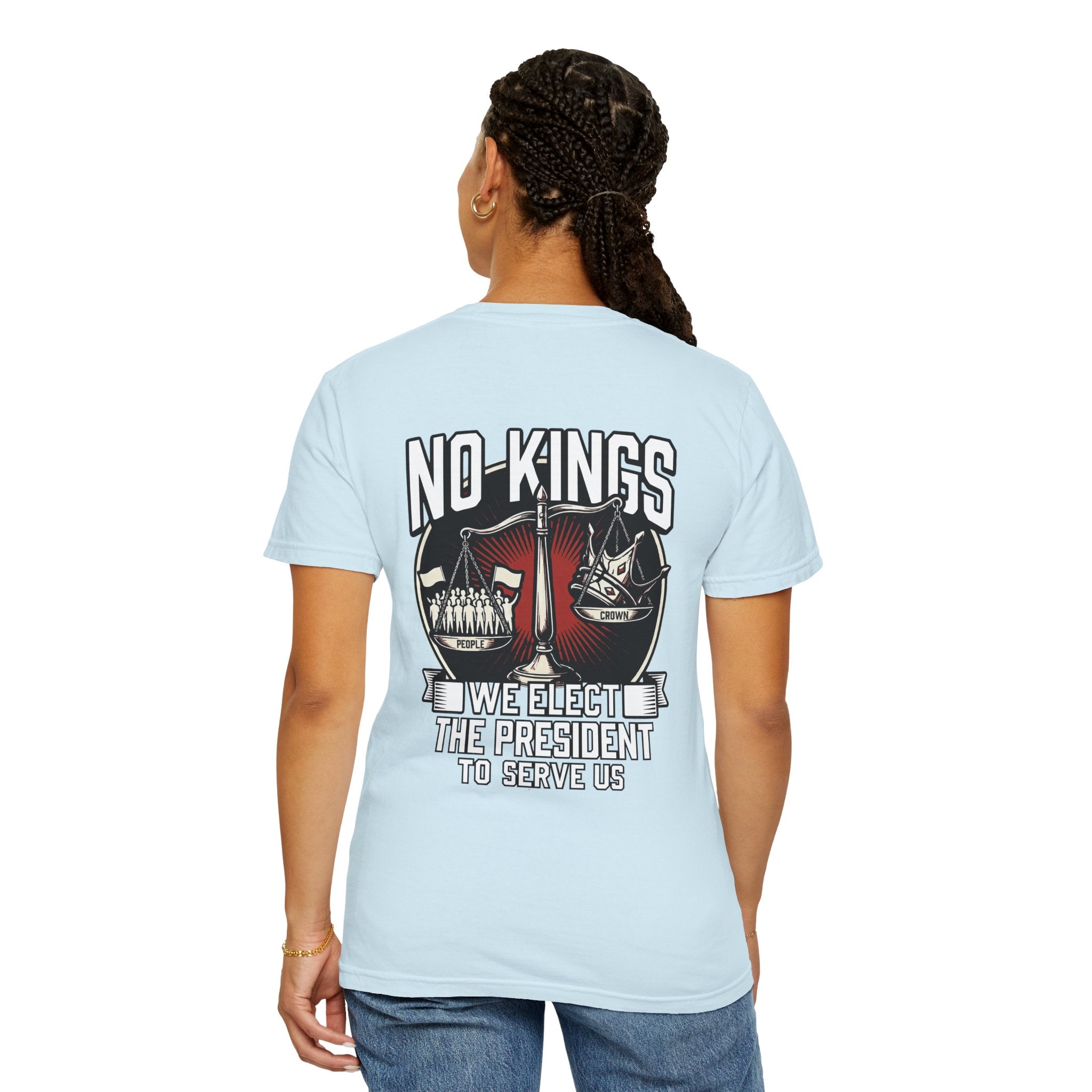 No Kings (Front & Back Printed) —  Protest Graphic Tee
