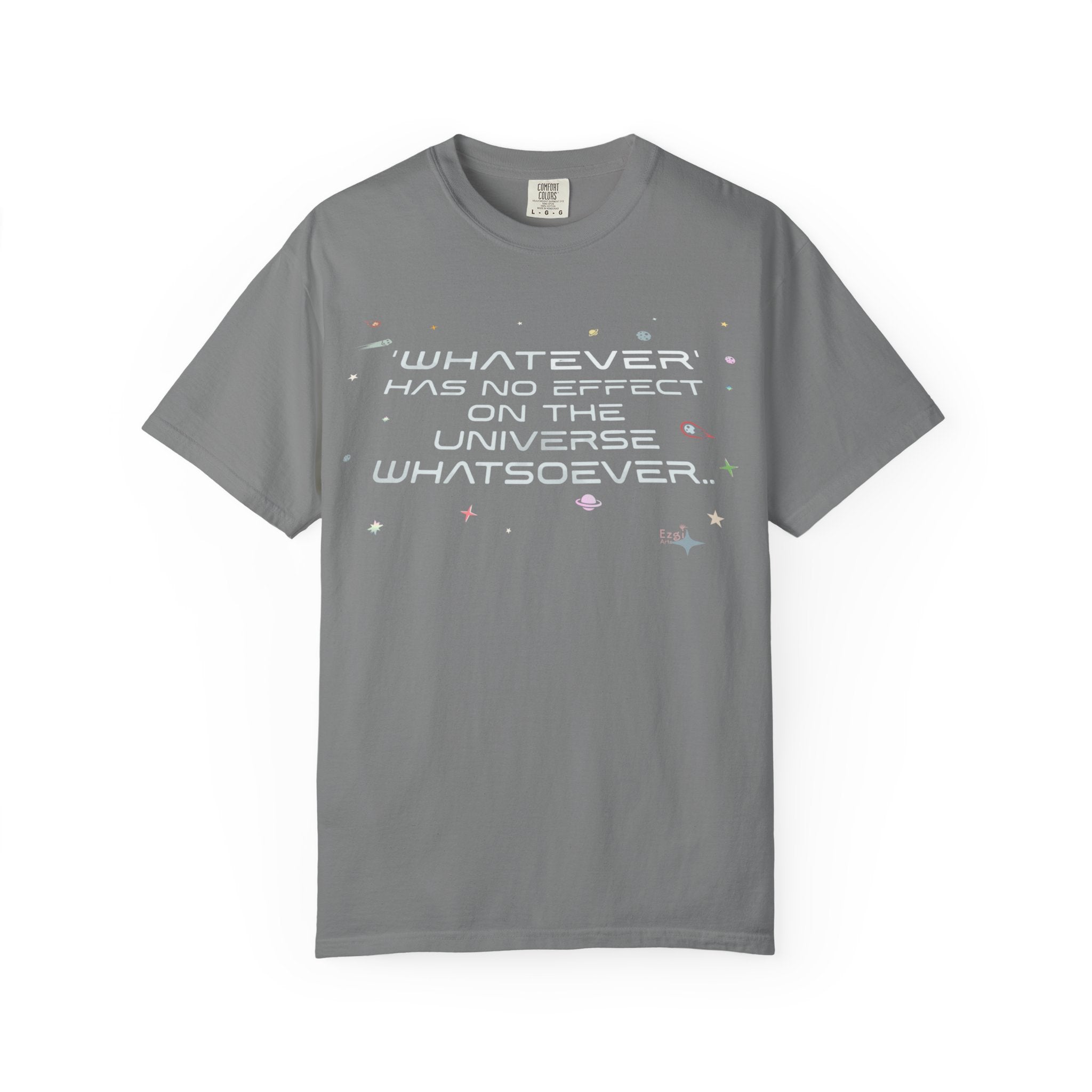 Whatever Universe T-Shirt — Pastel Space Graphic Tee