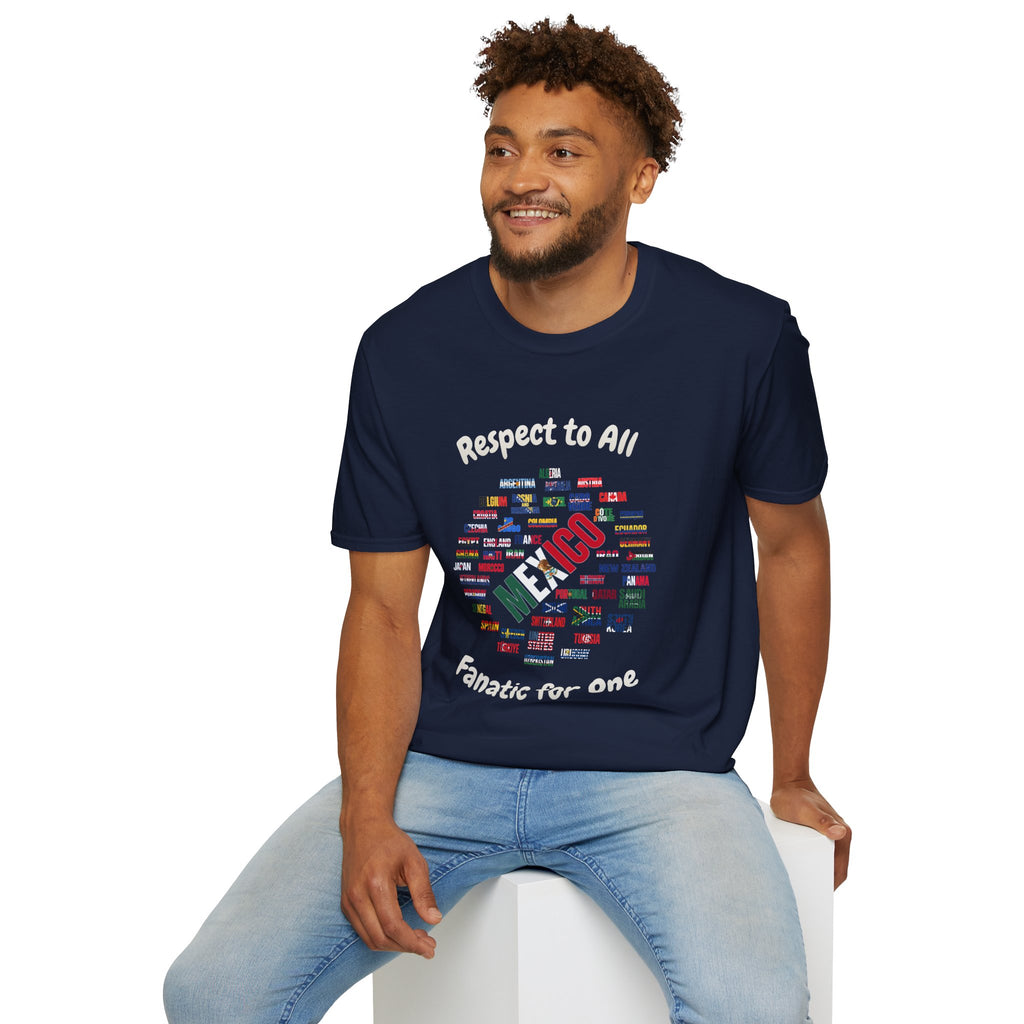 Mexico Fan Soccer Tee | White Text | Lightweight