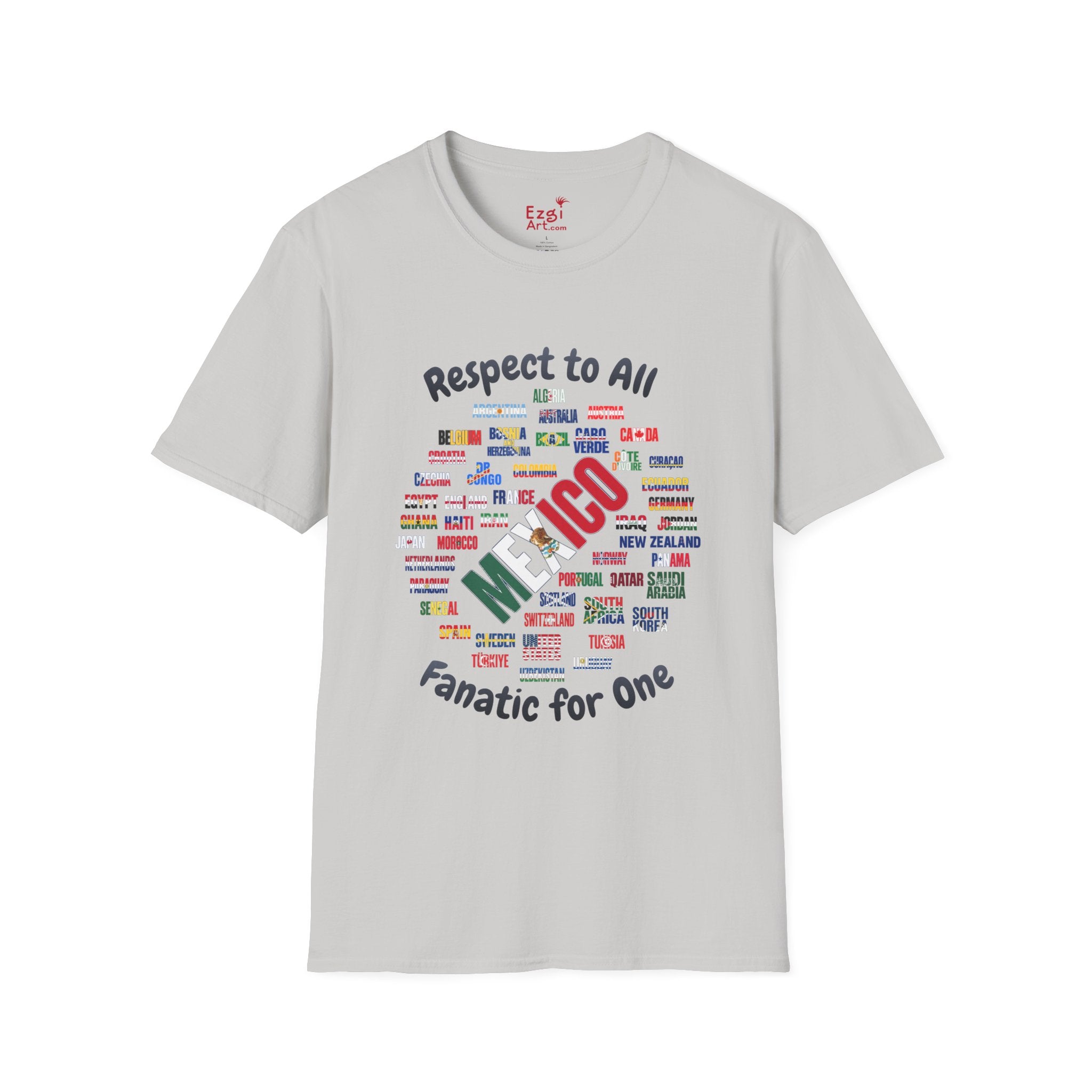 Mexico Fan Soccer Tee | Dark Text | Lightweight