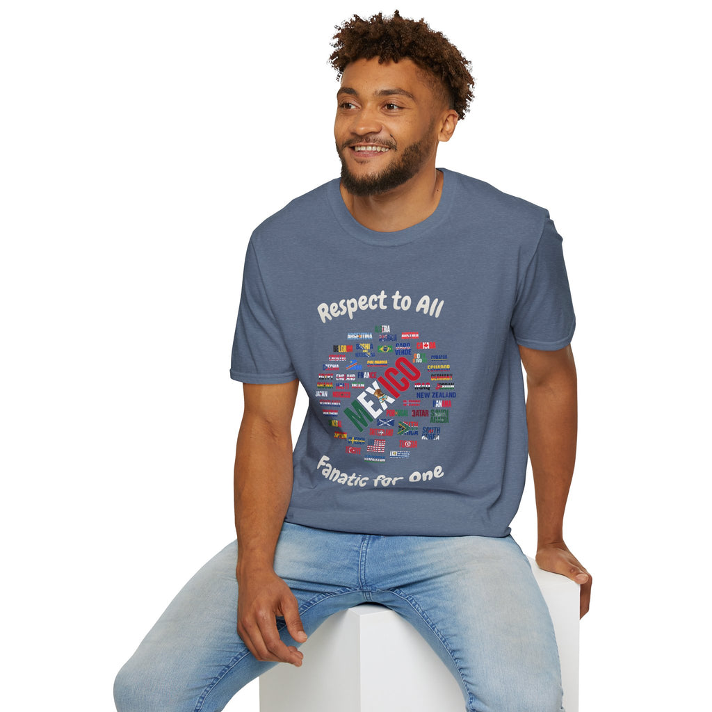 Mexico Fan Soccer Tee | White Text | Lightweight