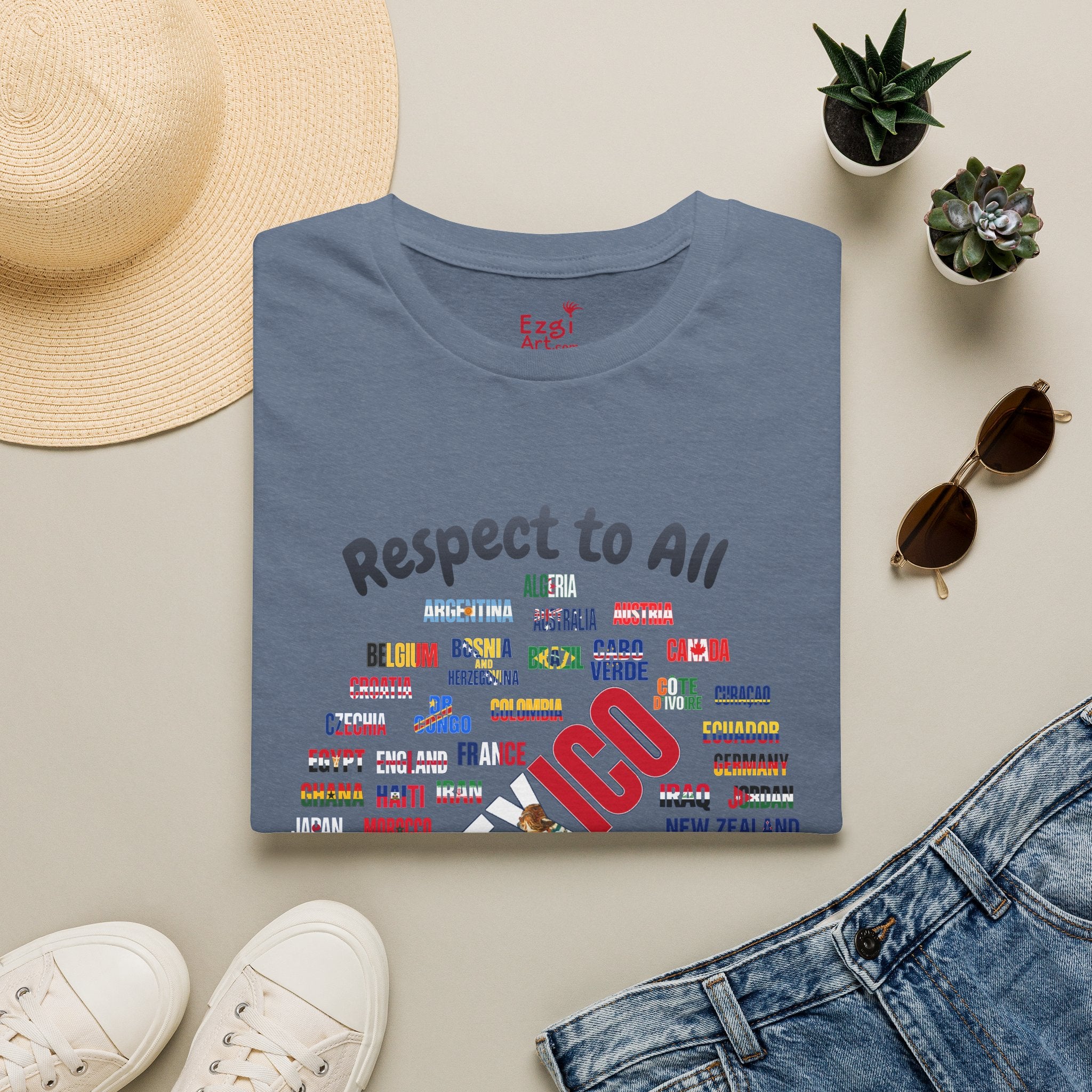 Mexico Fan Soccer Tee | Dark Text | Lightweight