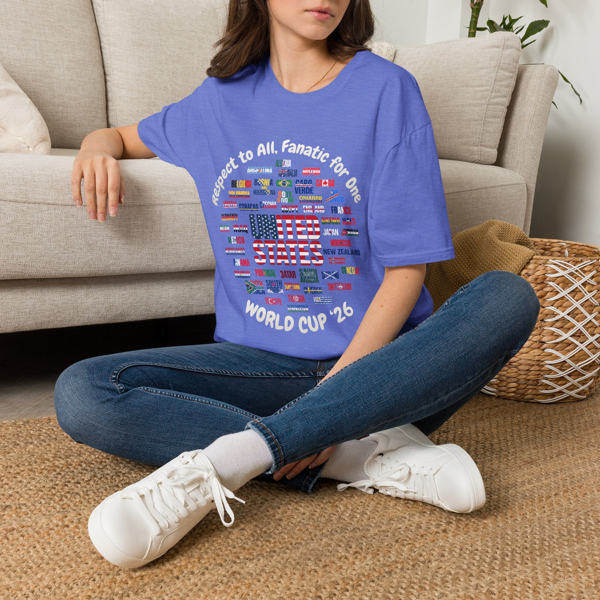 World Cup '26 | USA Fan | White Text | Lightweight