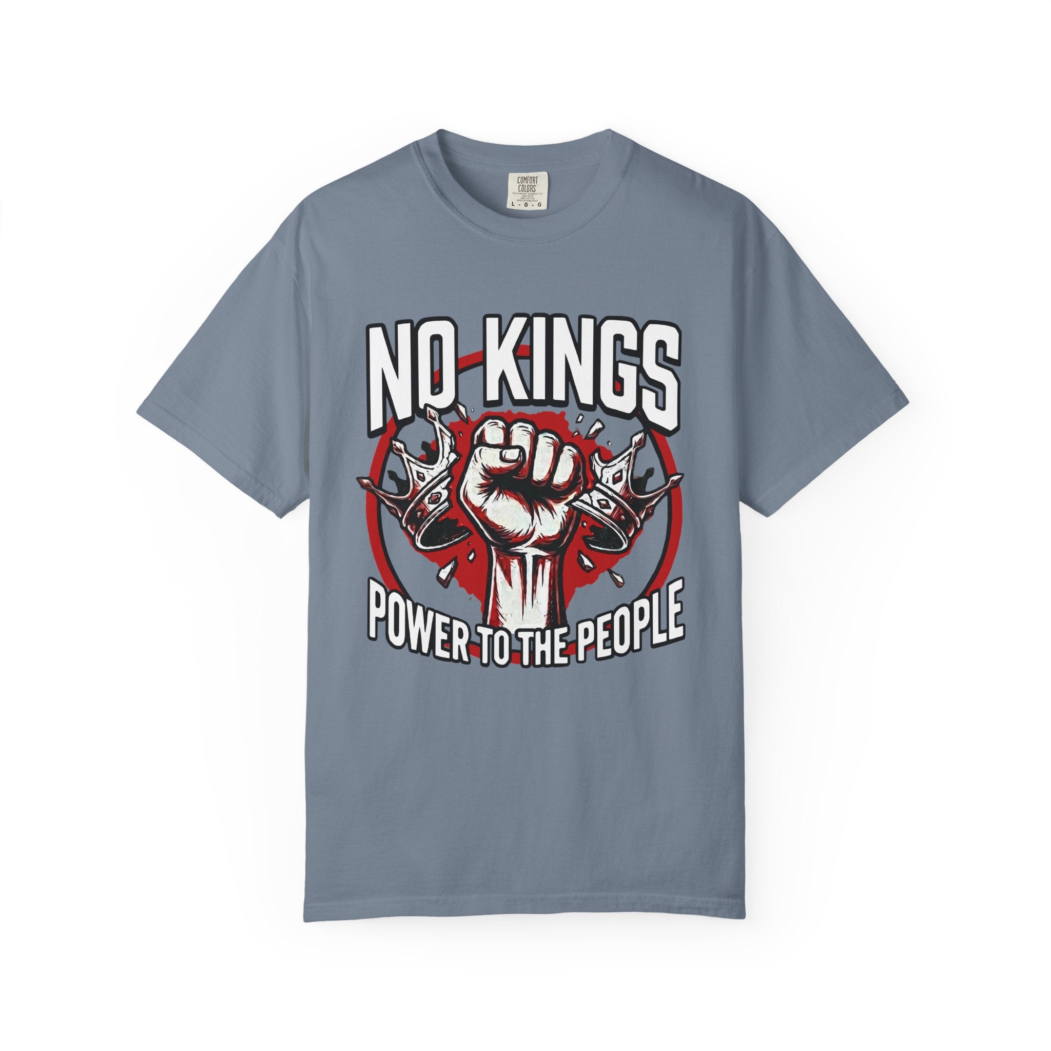 No Kings (Front & Back Printed) —  Protest Graphic Tee