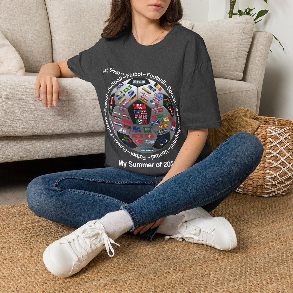 Soccer World Cup | “Eat, Sleep, Football, My Summer 2026" | White or Black Text | Lightweight