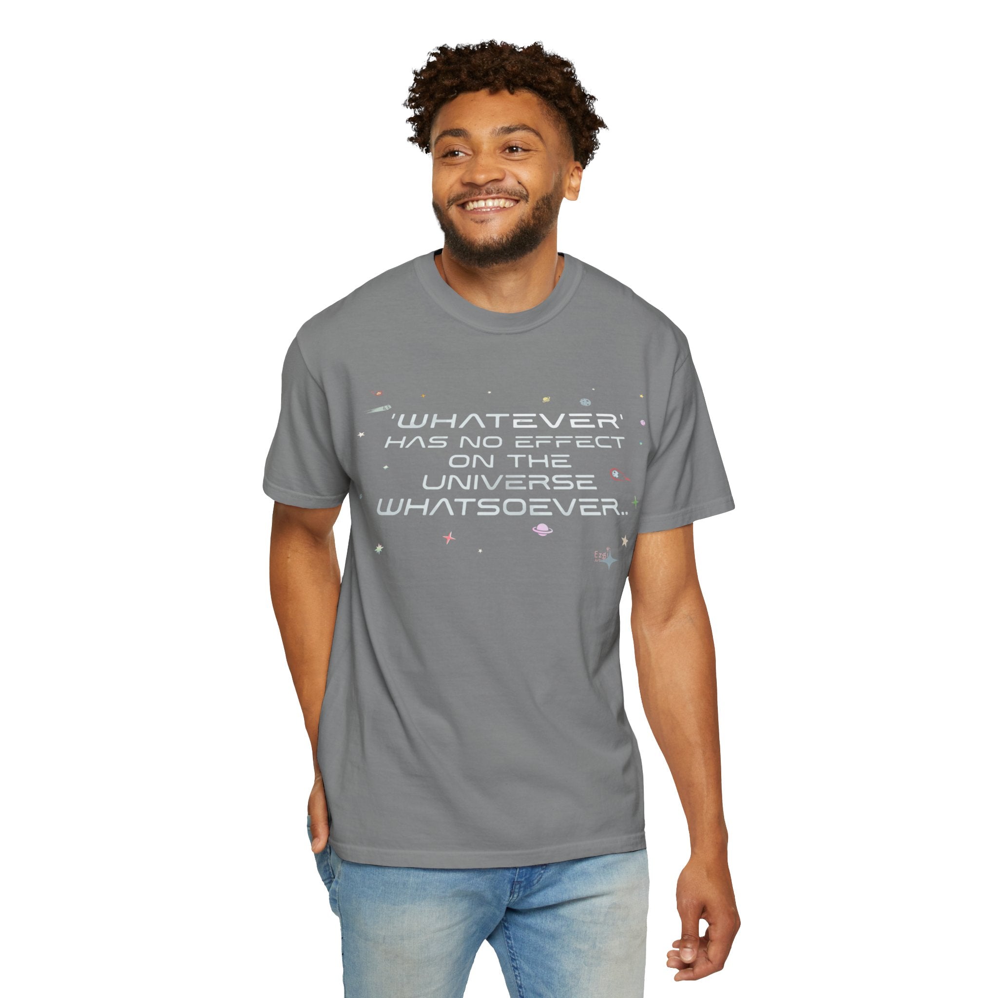 Whatever Universe T-Shirt — Pastel Space Graphic Tee