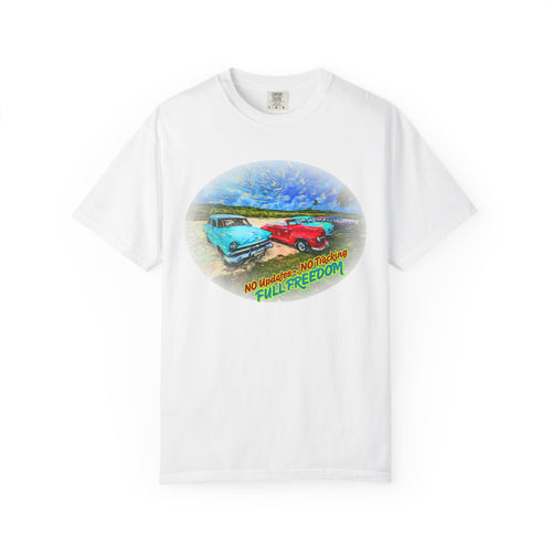 Copy of Classic Cars T-Shirt — 'No Updates, No Tracking, FULL FREEDOM' Tee