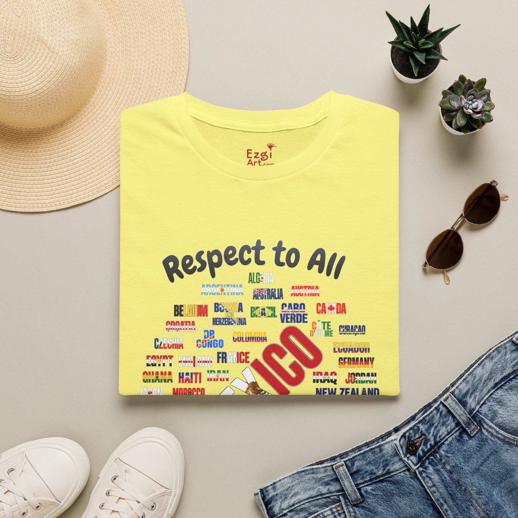 Mexico Fan Soccer Tee | Dark Text | Lightweight