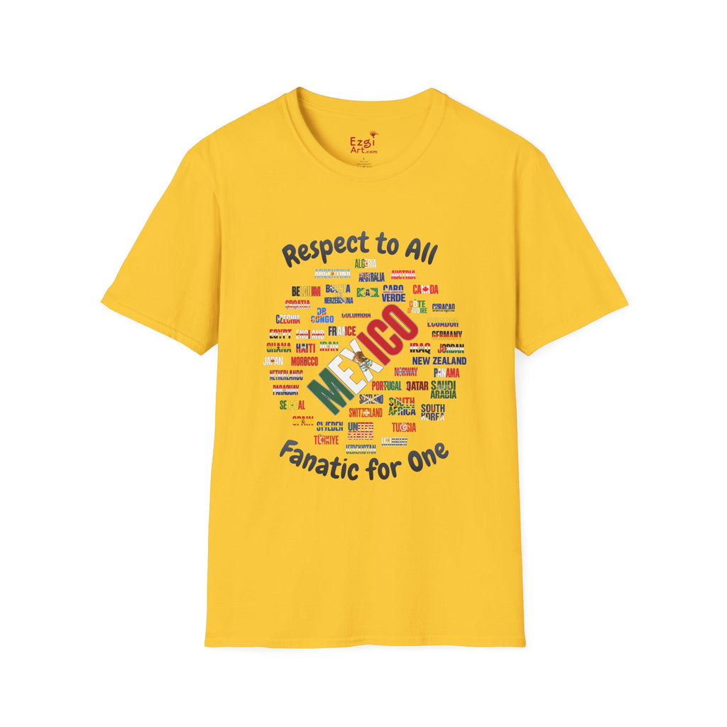 Mexico Fan Soccer Tee | Dark Text | Lightweight