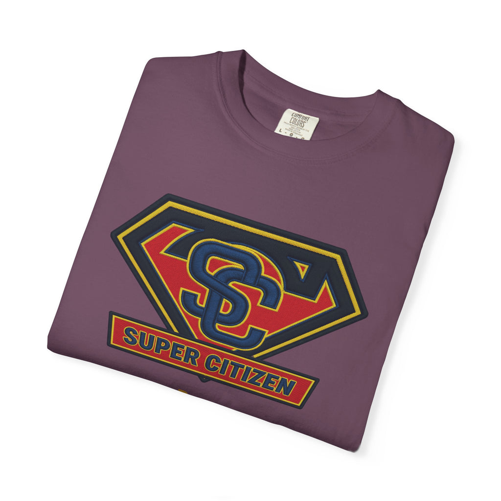Super Citizen Graphic T-Shirt — "Pays so many taxes" (Yellow text) - A protest tee for everyday people. Regular citizens pay taxes at every step of life—income, purchases, property—while the burden...