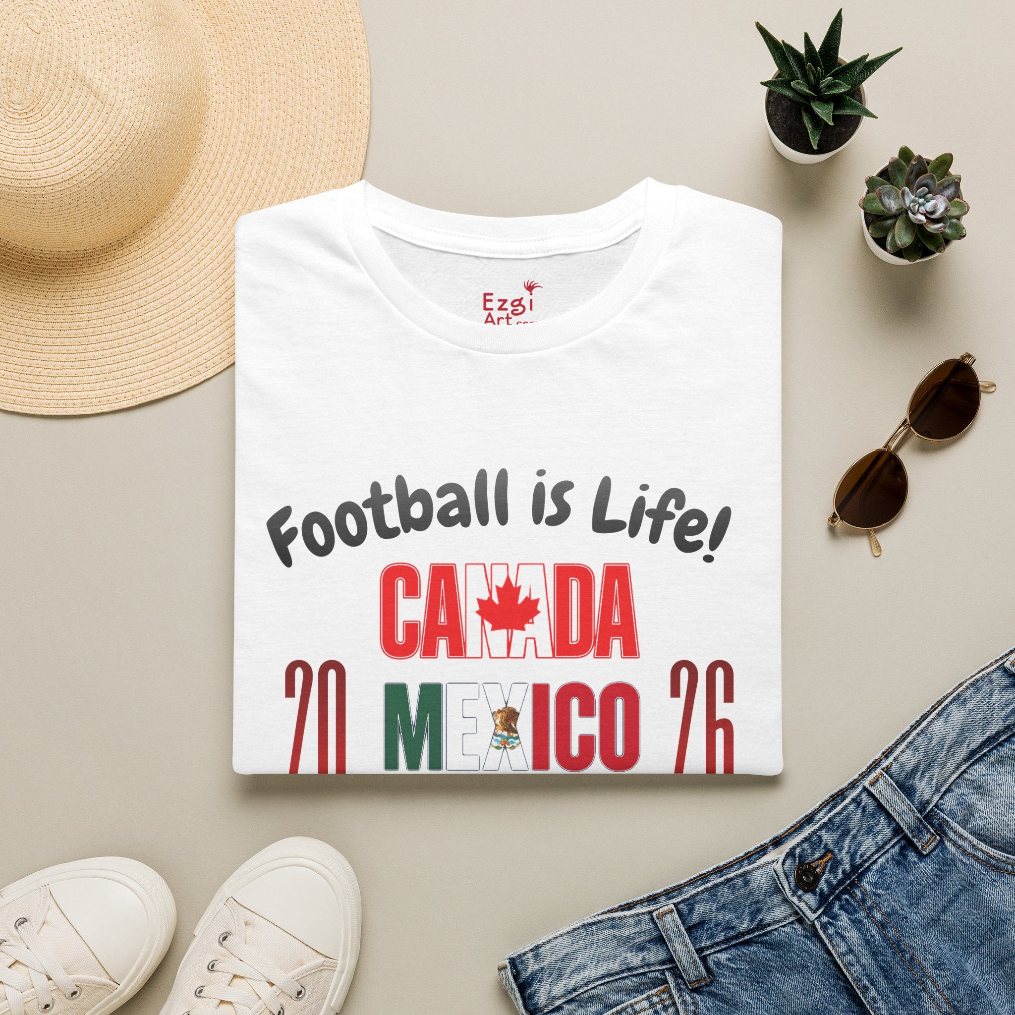 Canada Mexico USA 2026 World Cup | Heaven | Dark Text | Lightweight