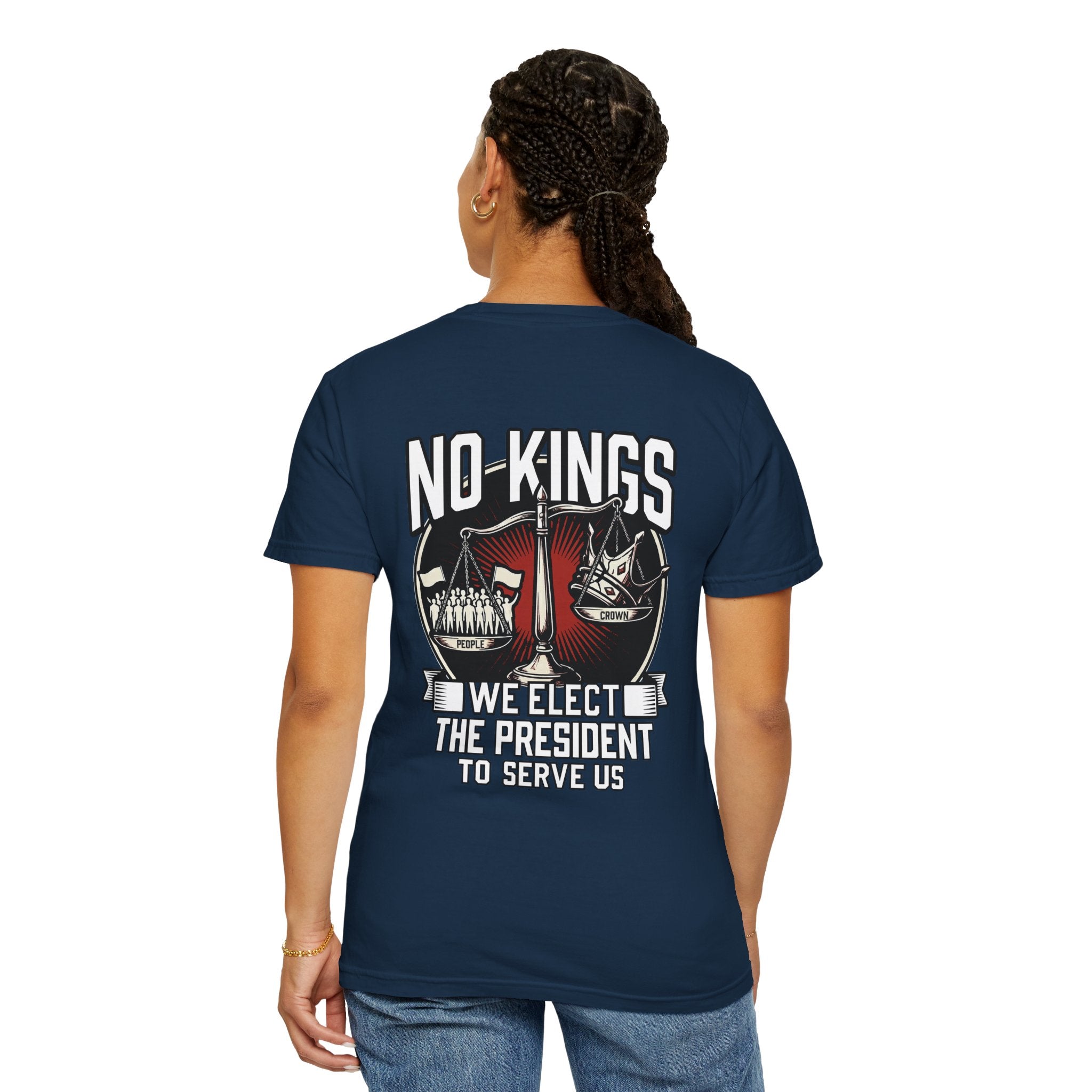 No Kings (Front & Back Printed) —  Protest Graphic Tee