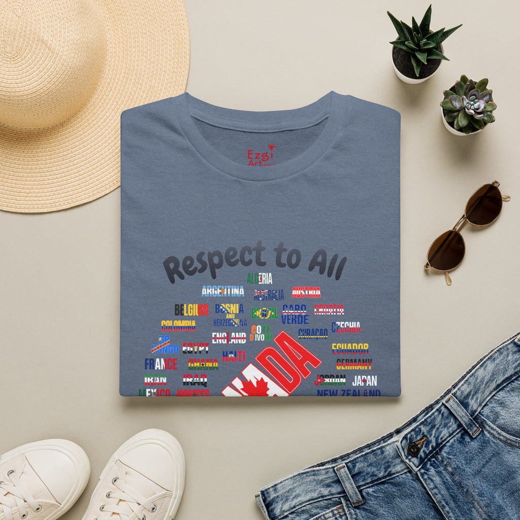 Canada Fan Soccer Tee | Dark Text | Lightweight