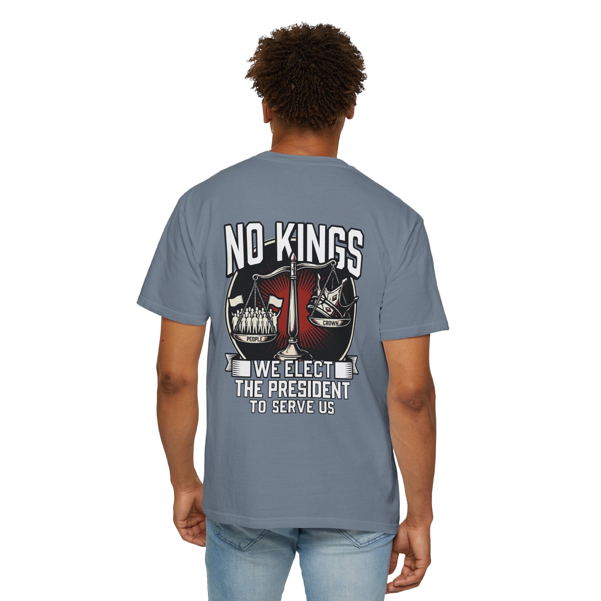 No Kings (Front & Back Printed) —  Protest Graphic Tee