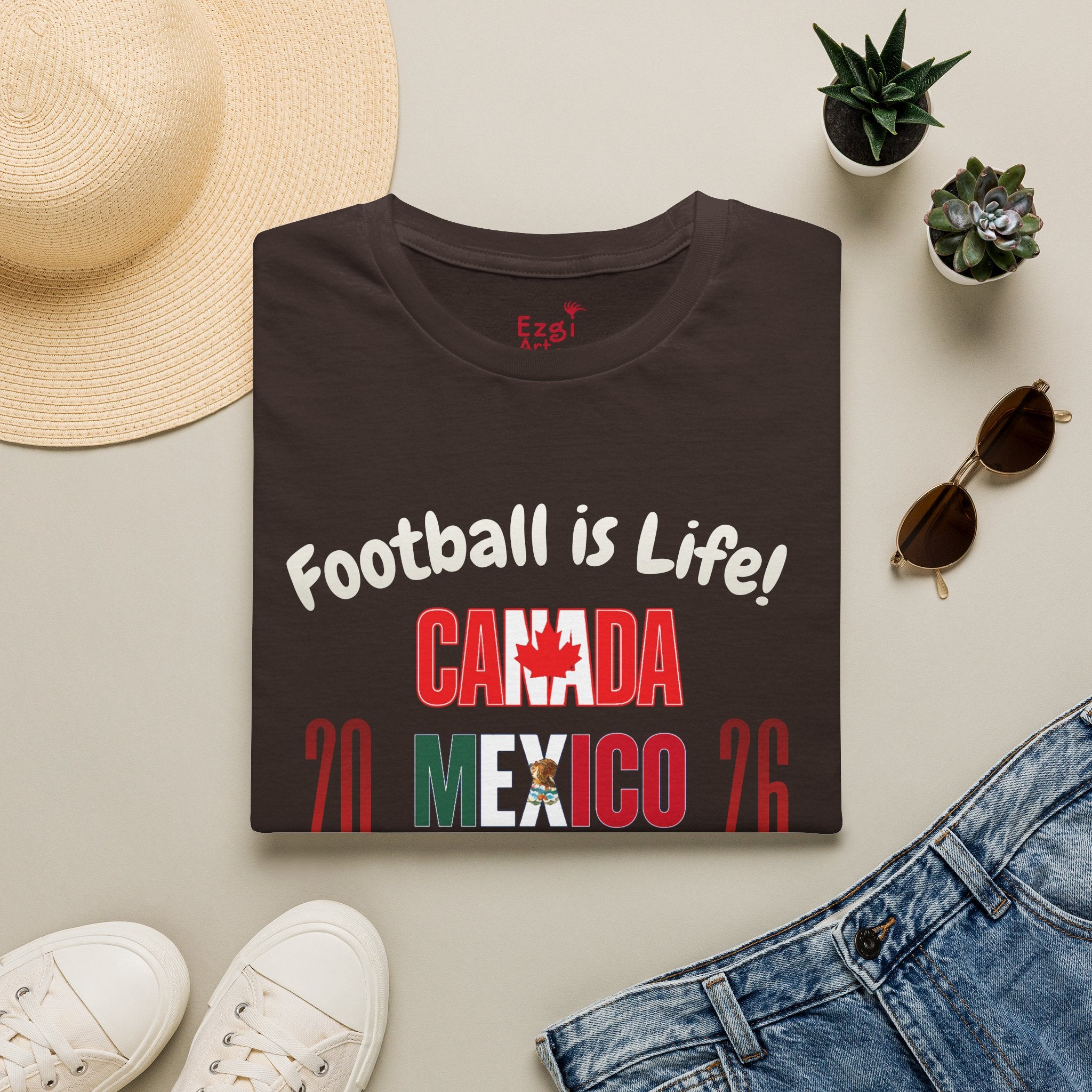 Canada Mexico USA 2026 World Cup | Heaven | White Text | Lightweight