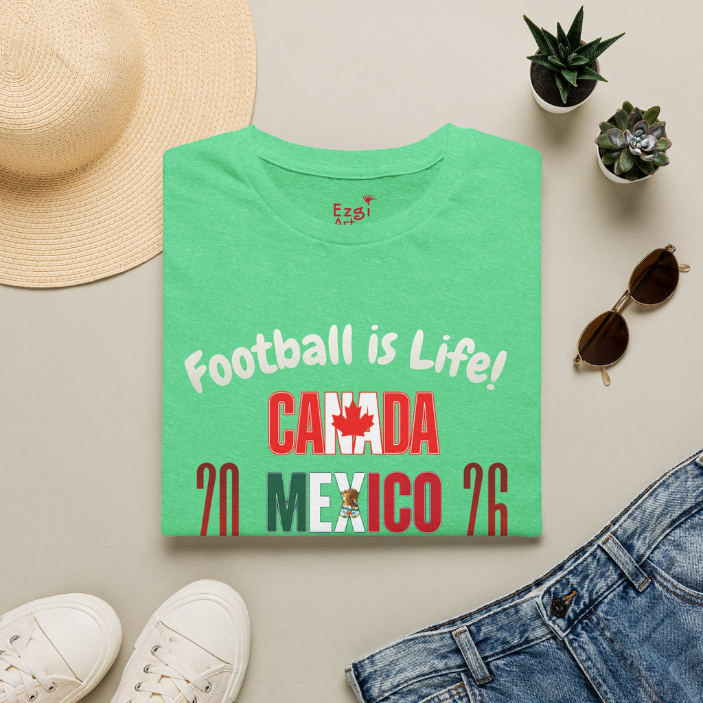 Canada Mexico USA 2026 World Cup | Heaven | White Text | Lightweight