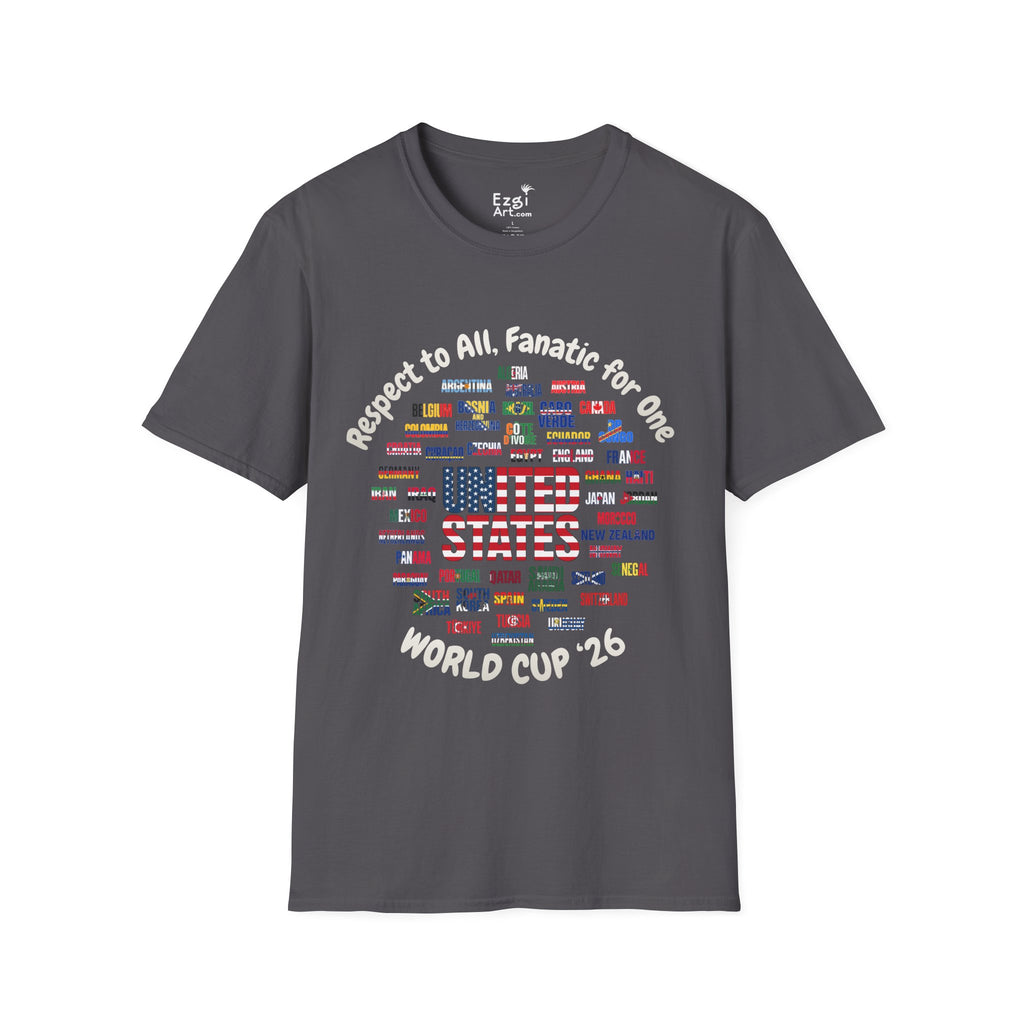World Cup '26 | USA Fan | White Text | Lightweight