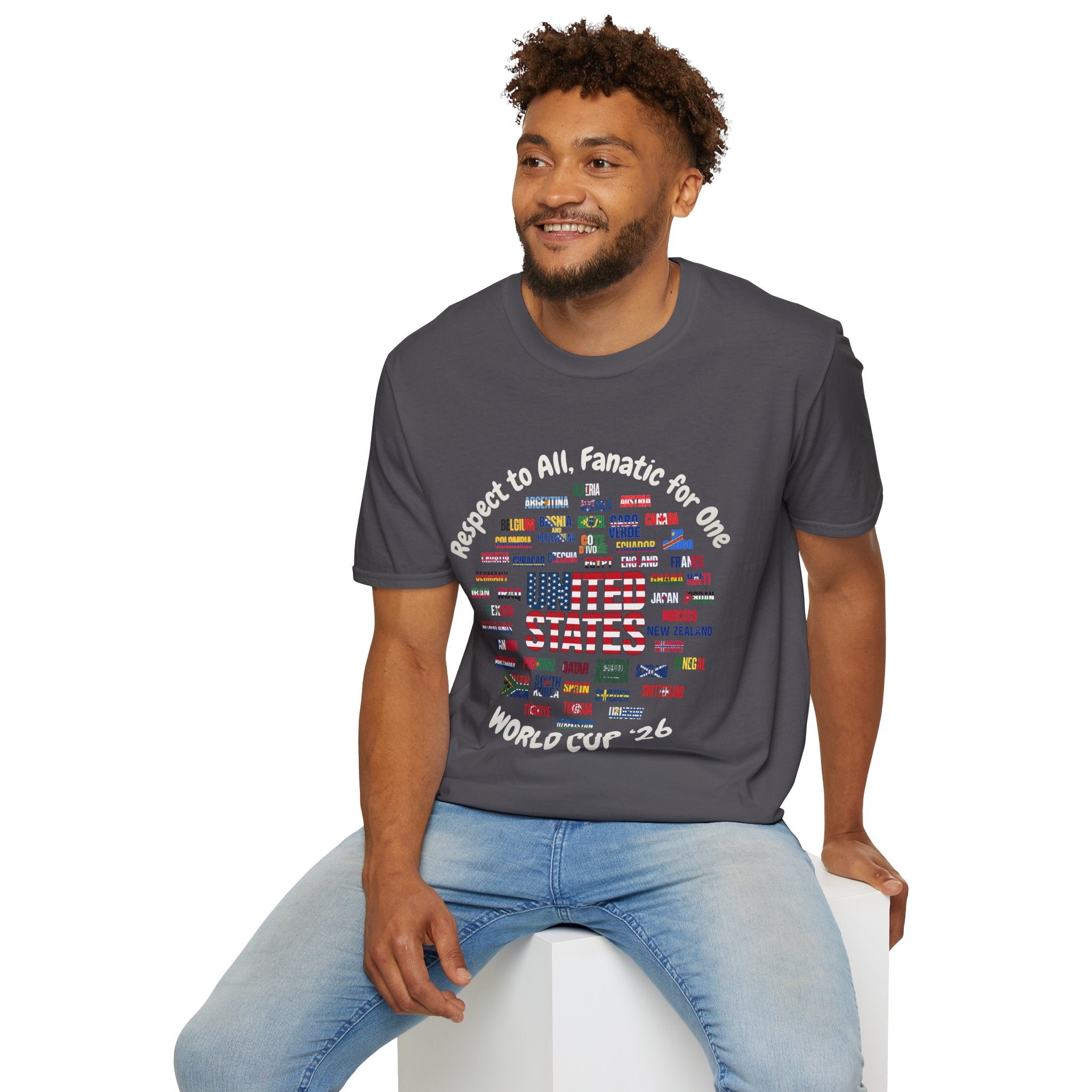 World Cup '26 | USA Fan | White Text | Lightweight