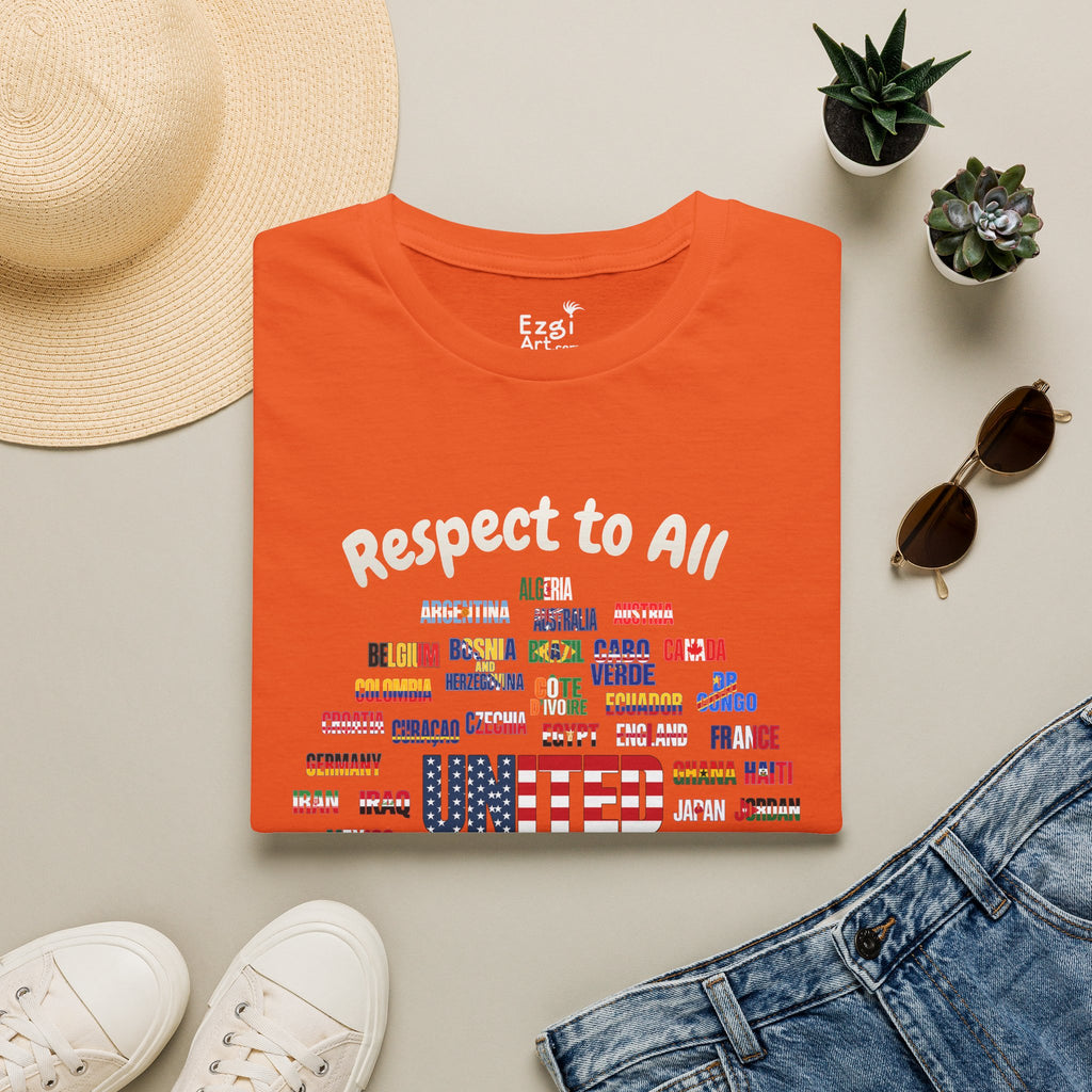 USA Fan Soccer Tee | White Text | Lightweight