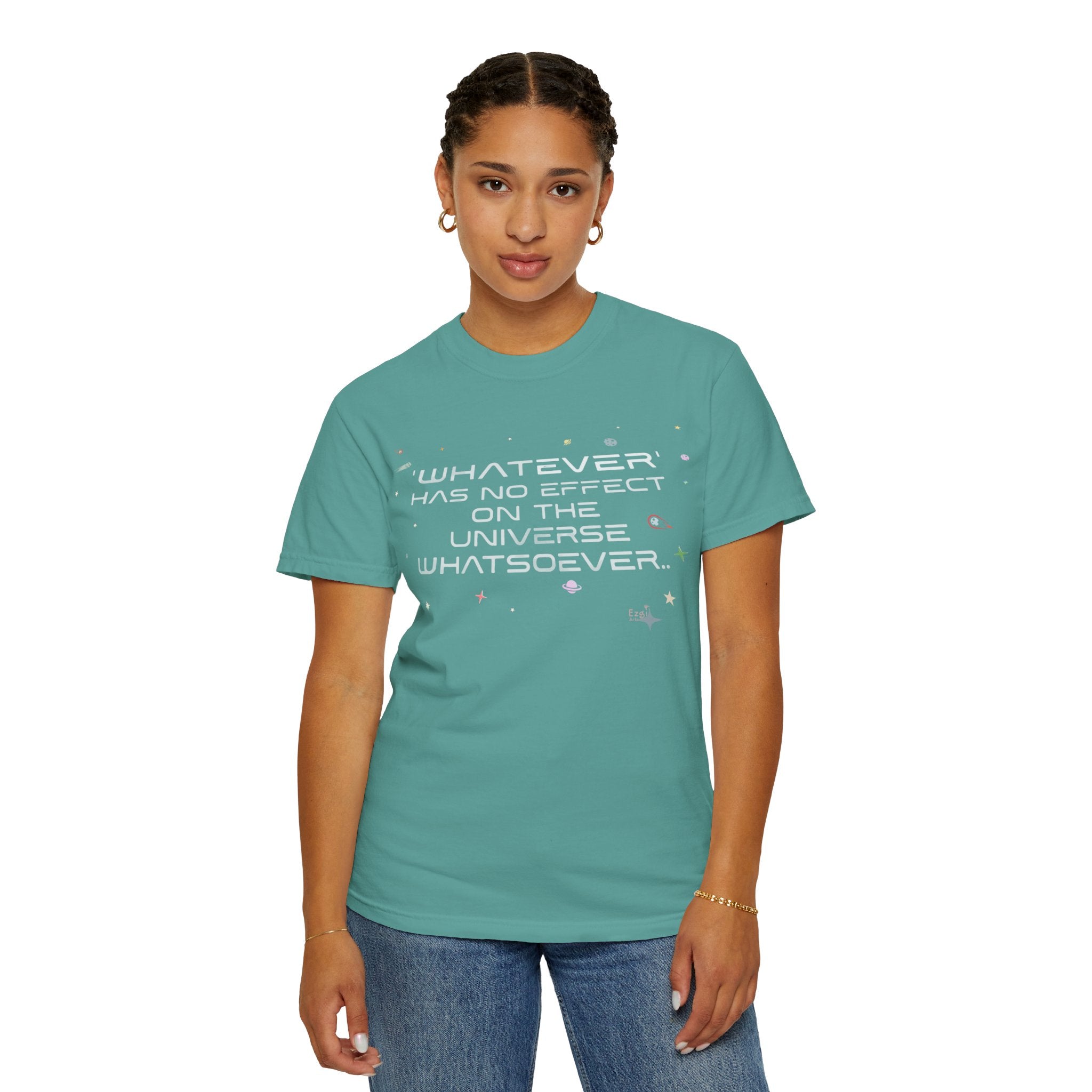 Whatever Universe T-Shirt — Pastel Space Graphic Tee