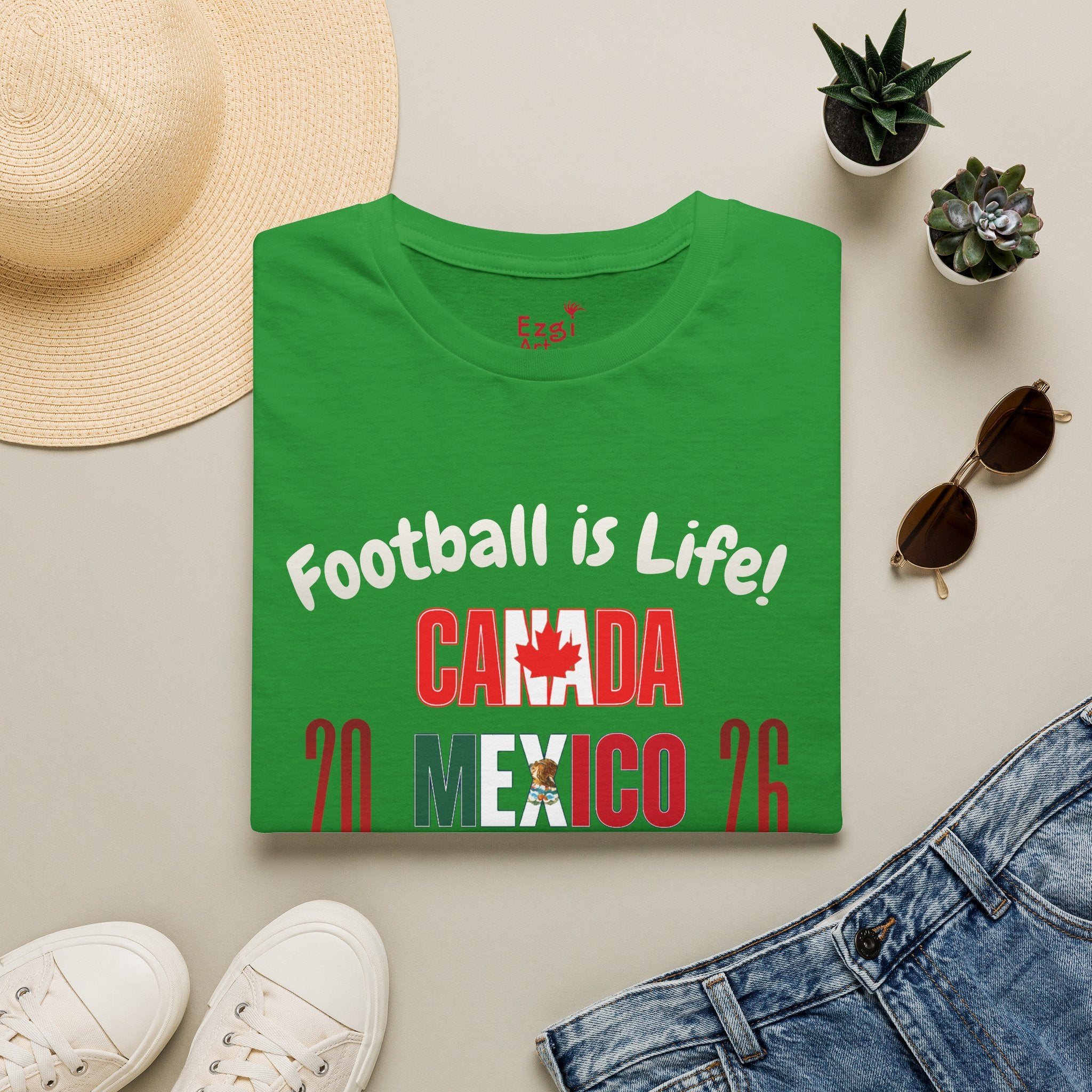 Canada Mexico USA 2026 World Cup | Heaven | White Text | Lightweight