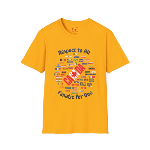 Canada Fan Soccer Tee | Dark Text | Lightweight