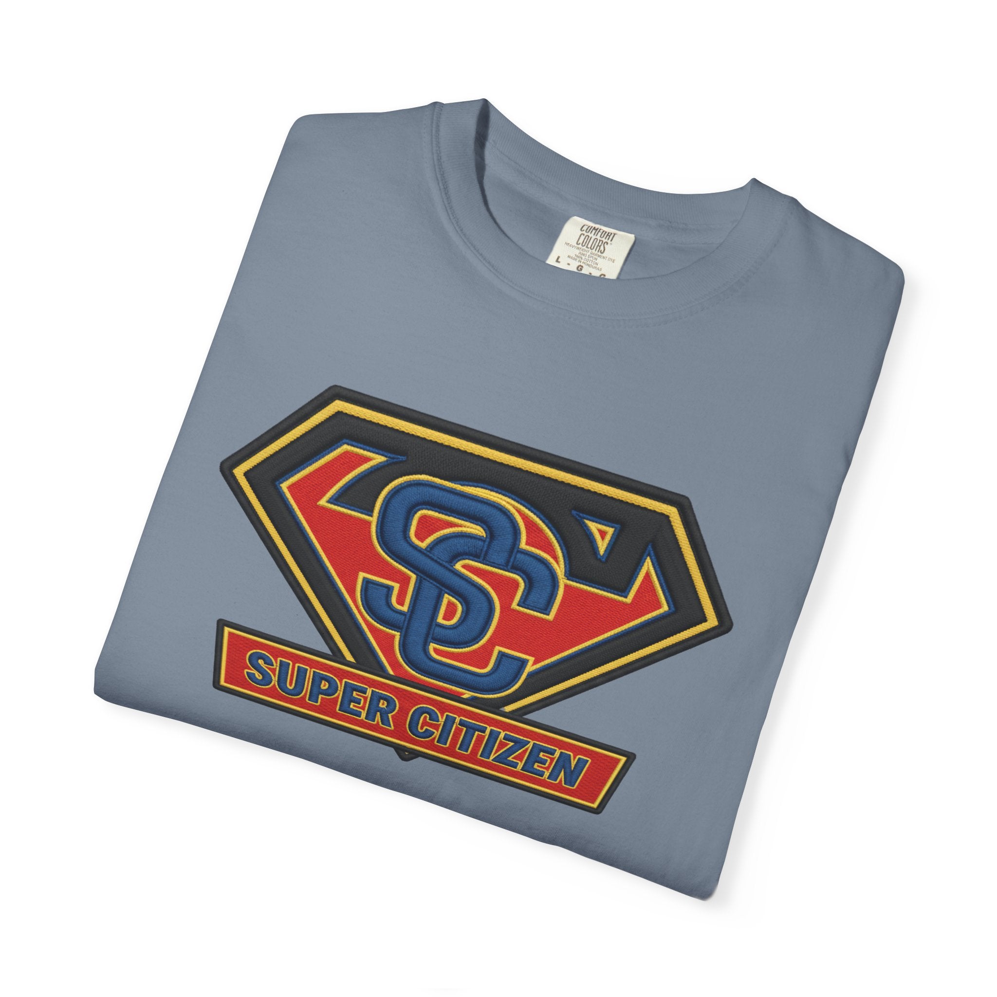 Super Citizen Graphic T-Shirt — "Pays More Tax Than" Protest Tee (Yellow Text) - A protest tee for everyday people. Regular citizens pay more taxes than wealthy ones. Wear it to show your frustration...