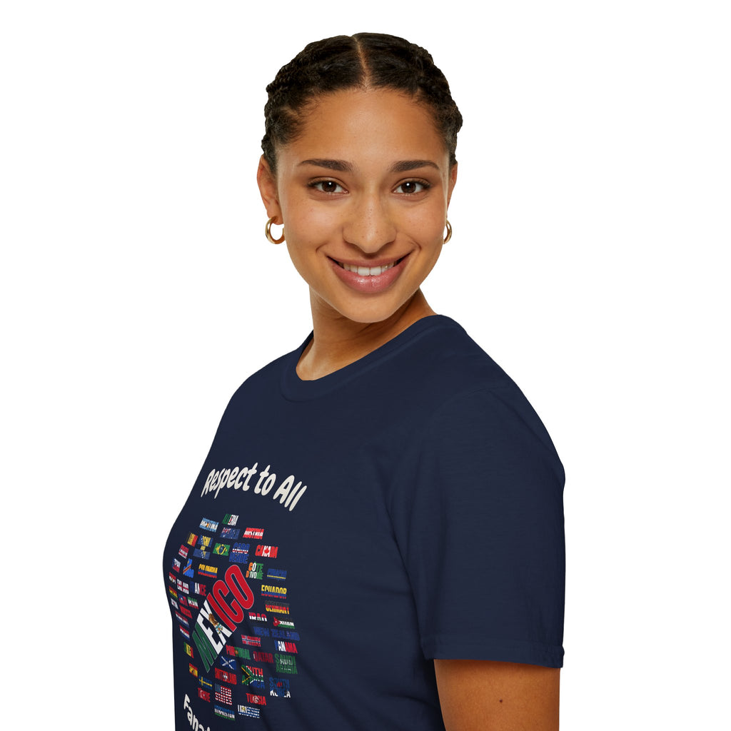 Mexico Fan Soccer Tee | White Text | Lightweight
