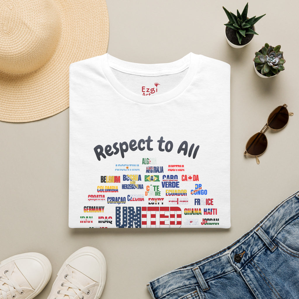 USA Fan Soccer Tee | Dark Text | Lightweight