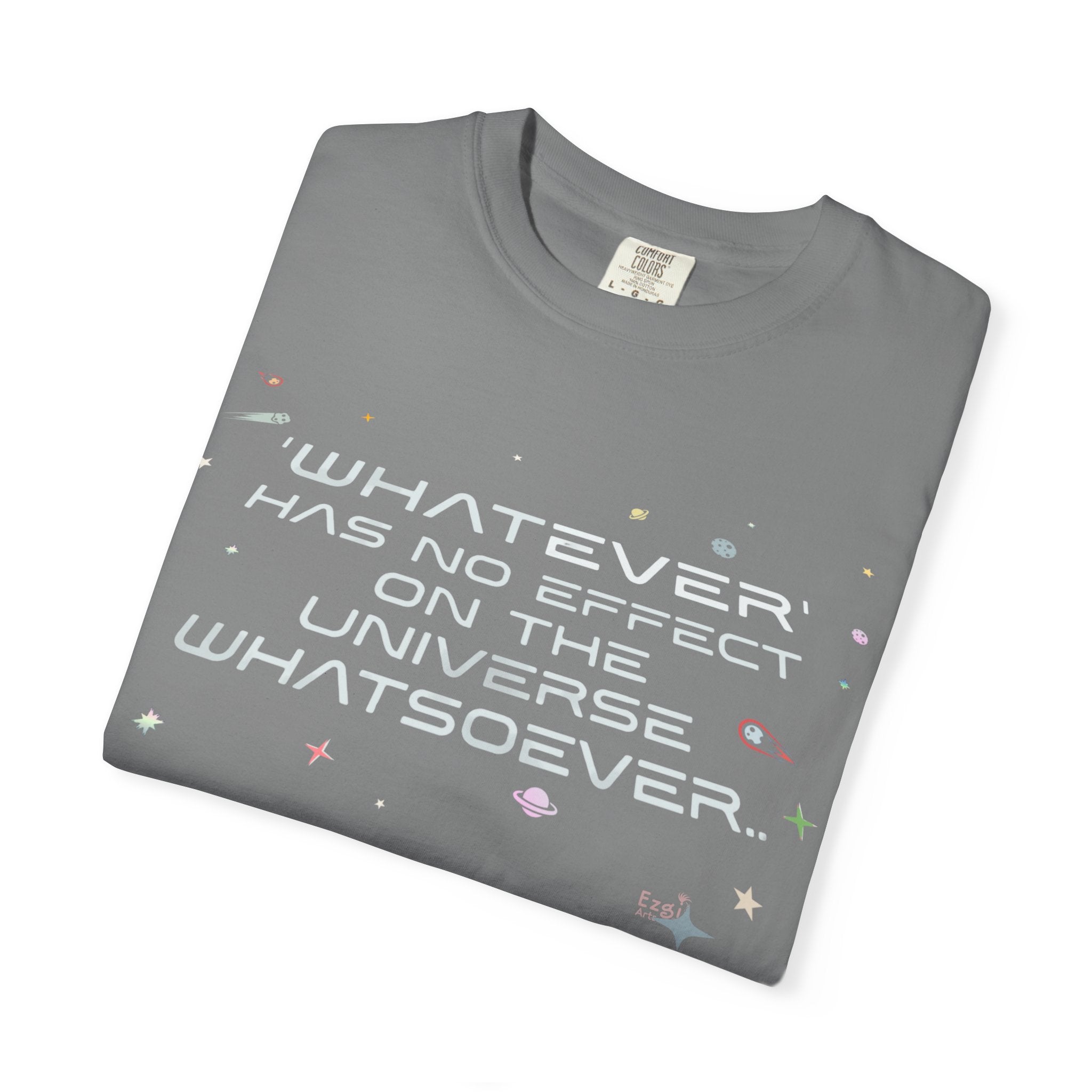 Whatever Universe T-Shirt — Pastel Space Graphic Tee