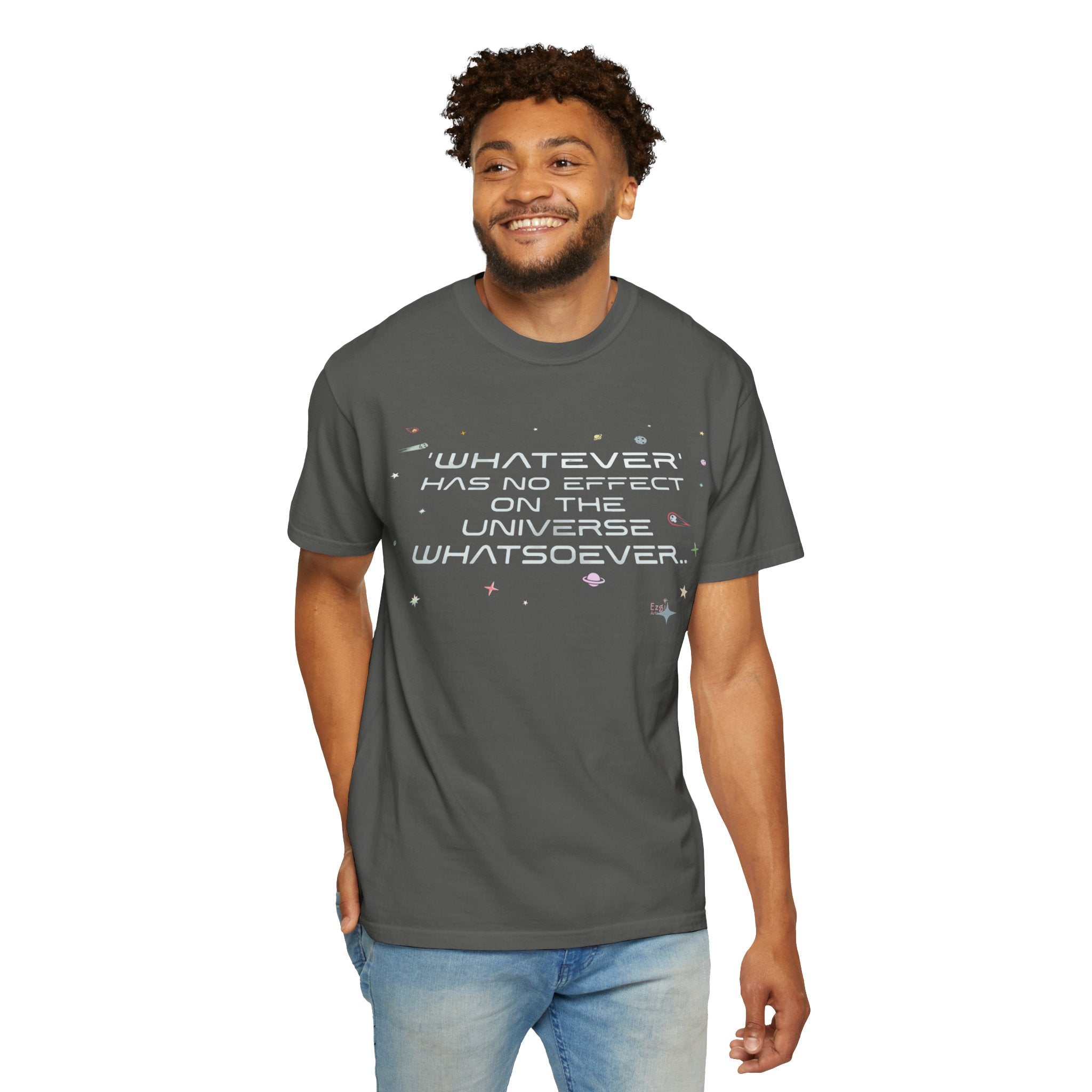 Whatever Universe T-Shirt — Pastel Space Graphic Tee