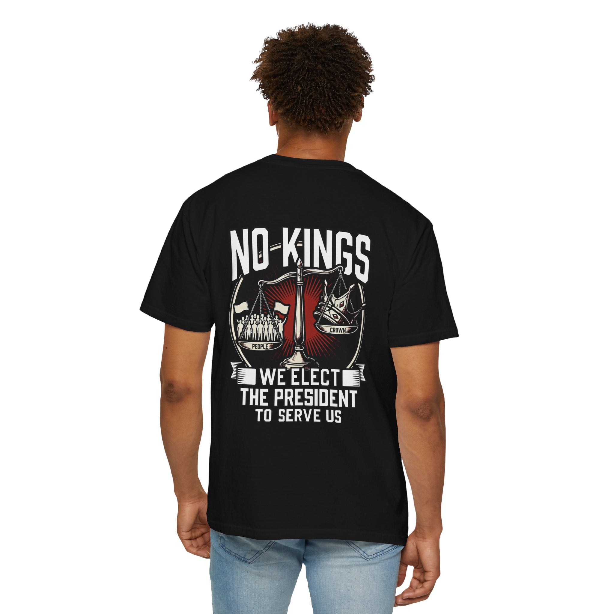 No Kings (Front & Back Printed) —  Protest Graphic Tee
