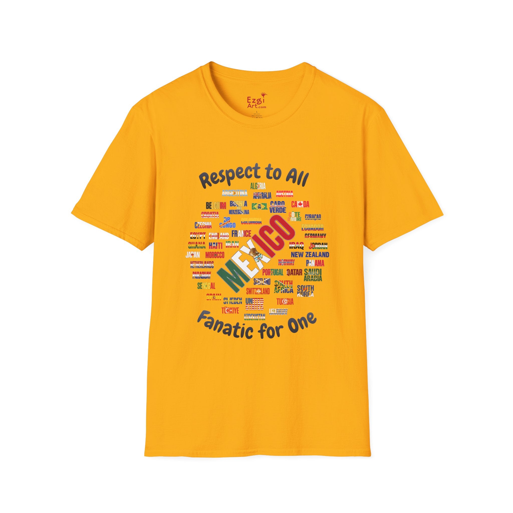 Mexico Fan Soccer Tee | Dark Text | Lightweight