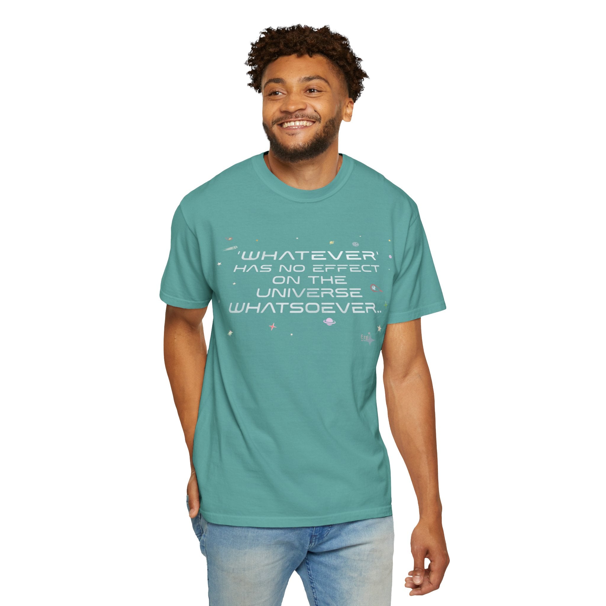 Whatever Universe T-Shirt — Pastel Space Graphic Tee
