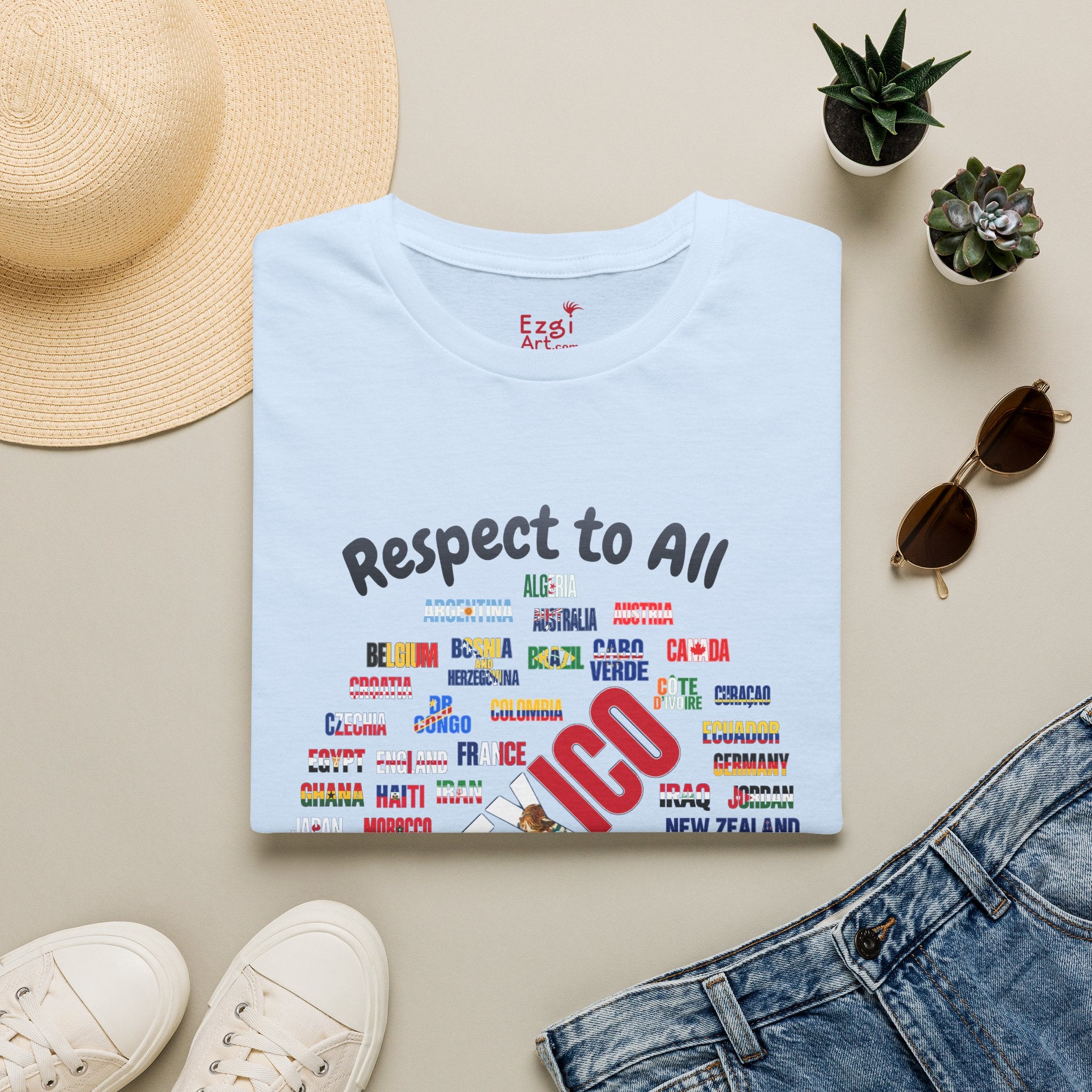 Mexico Fan Soccer Tee | Dark Text | Lightweight