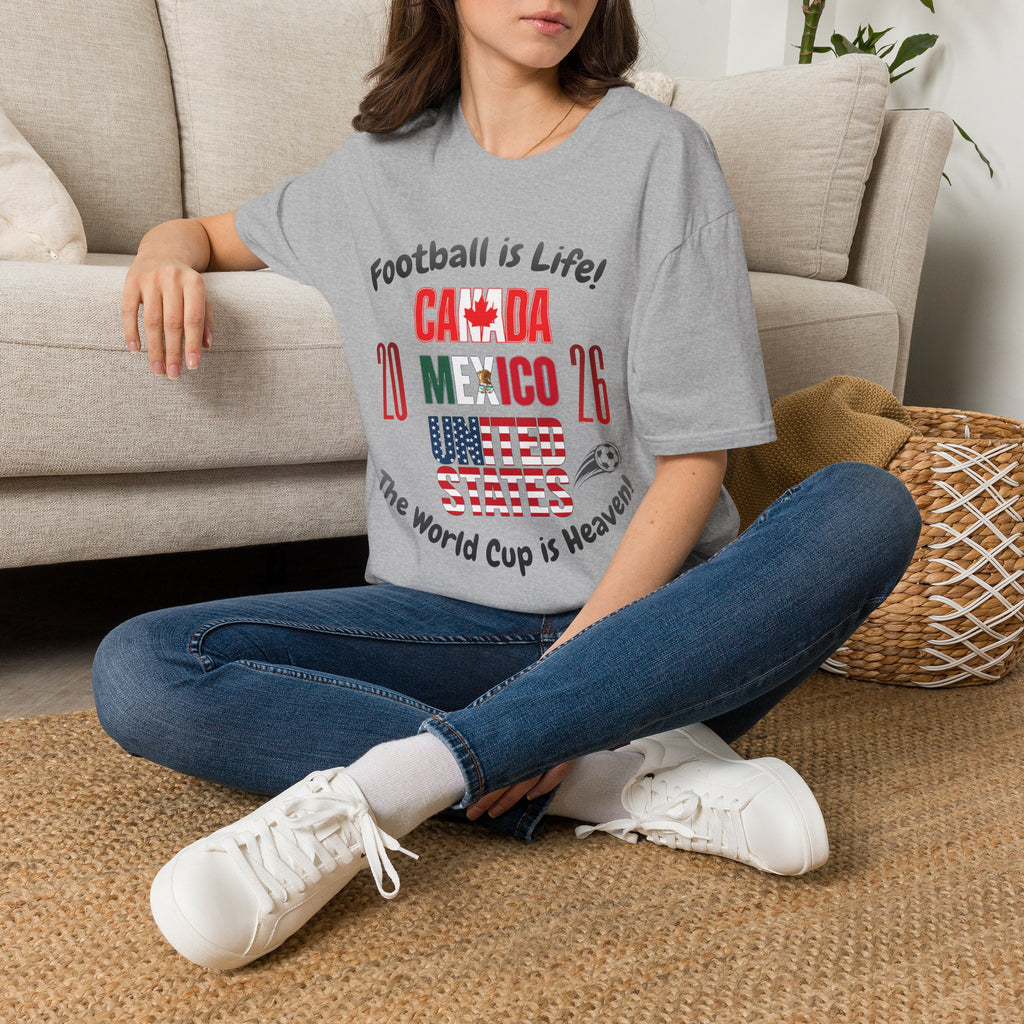 Canada Mexico USA 2026 World Cup | Heaven | Dark Text | Lightweight