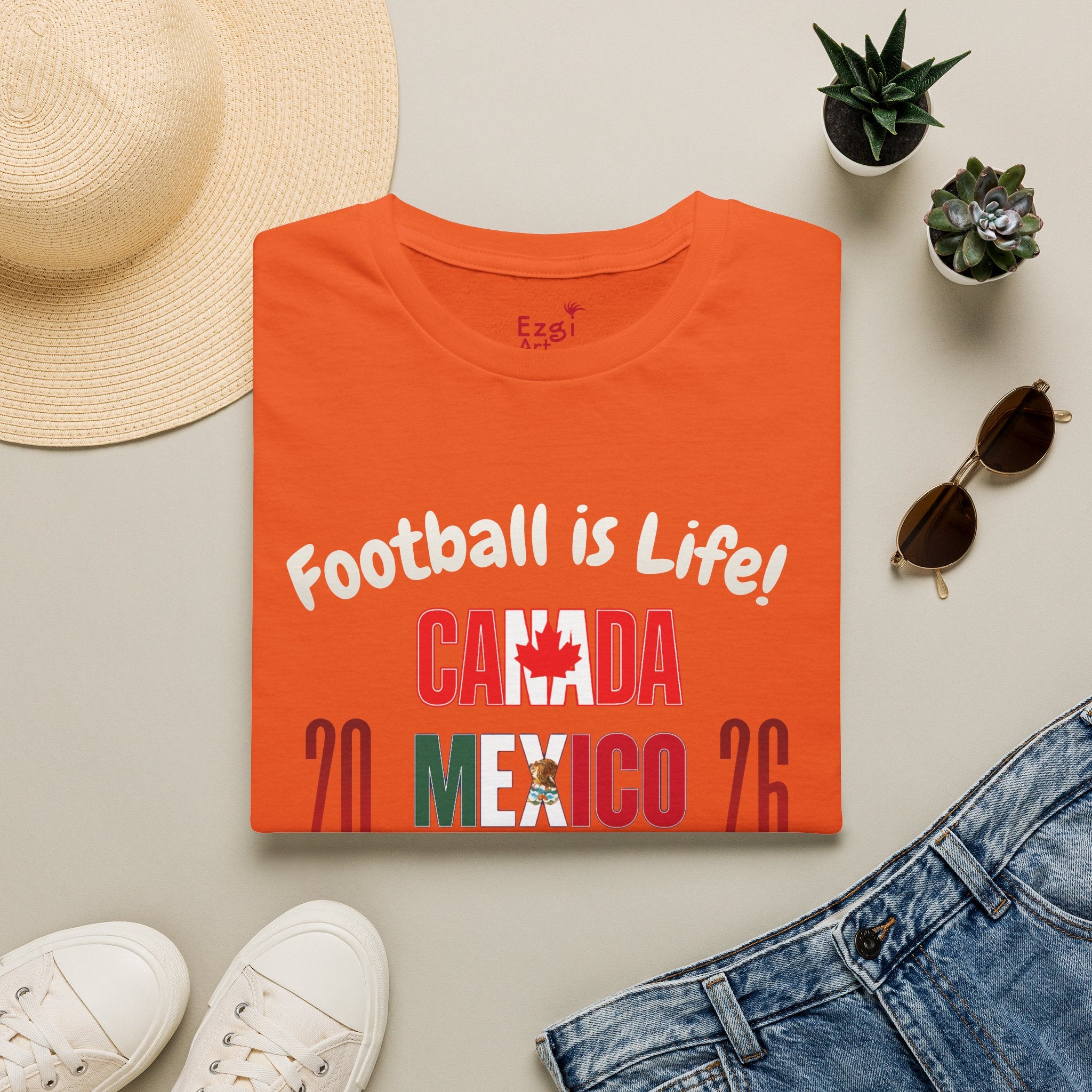 Canada Mexico USA 2026 World Cup | Heaven | White Text | Lightweight