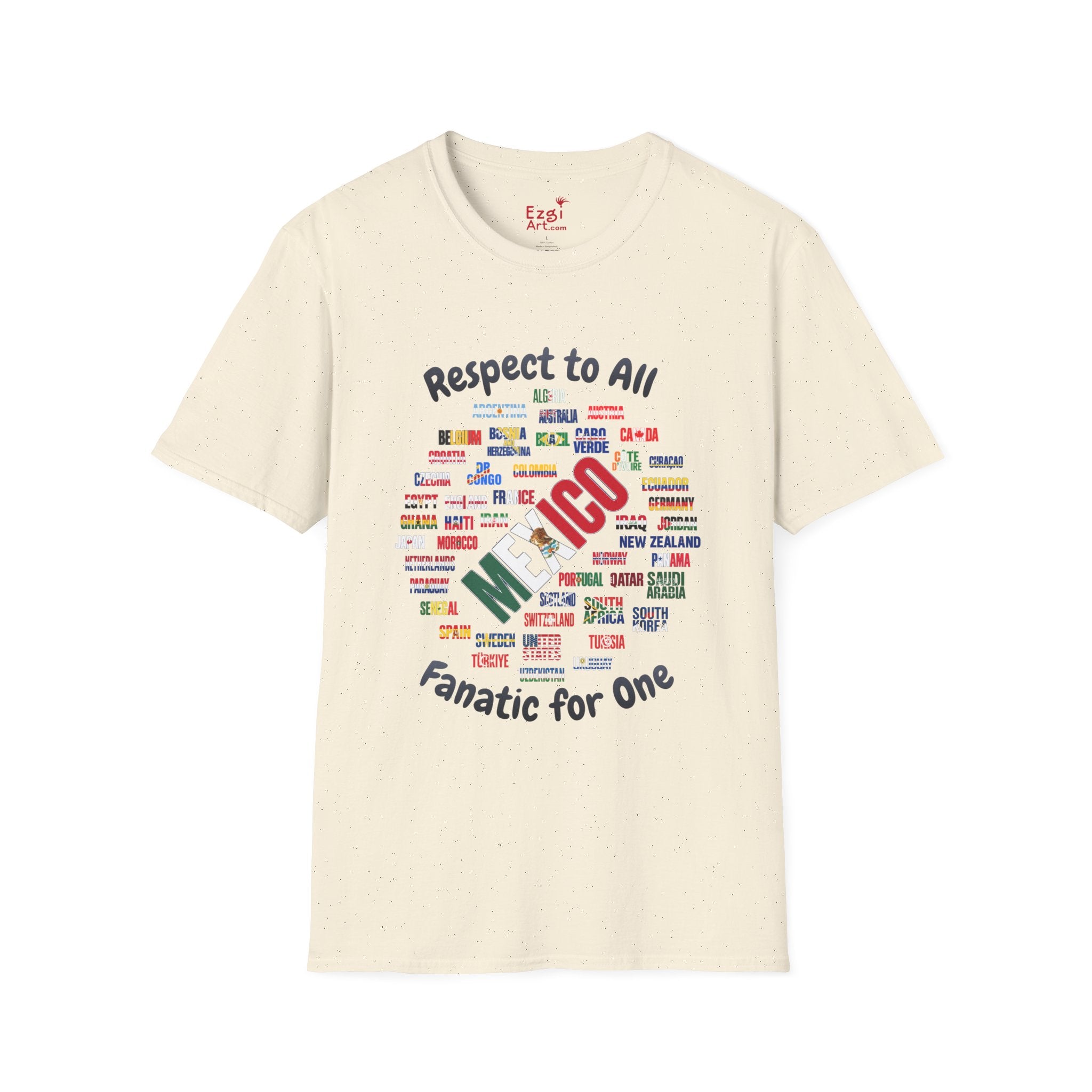 Mexico Fan Soccer Tee | Dark Text | Lightweight