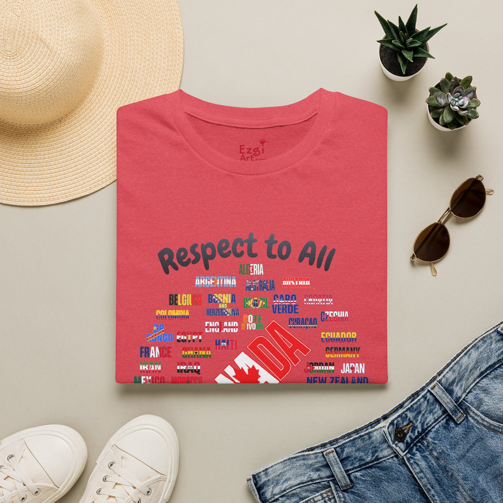 Canada Fan Soccer Tee | Dark Text | Lightweight