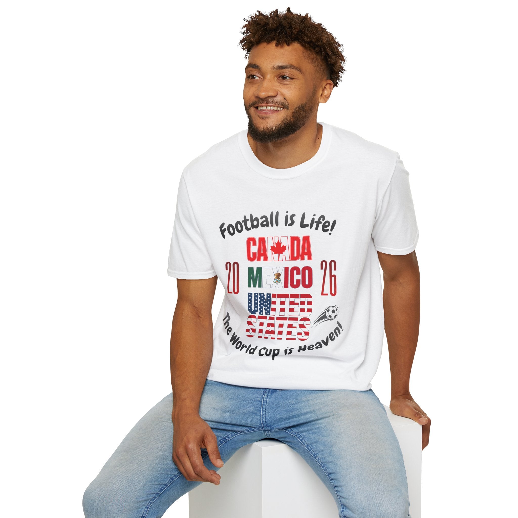Canada Mexico USA 2026 World Cup | Heaven | Dark Text | Lightweight