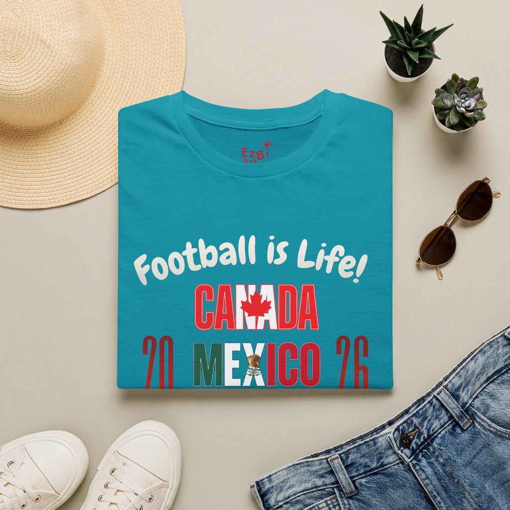 Canada Mexico USA 2026 World Cup | Heaven | White Text | Lightweight