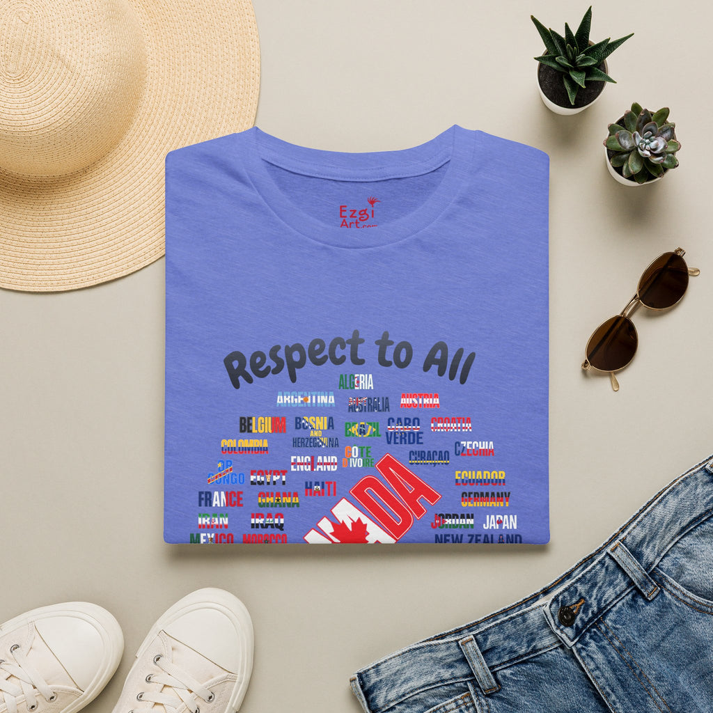 Canada Fan Soccer Tee | Dark Text | Lightweight