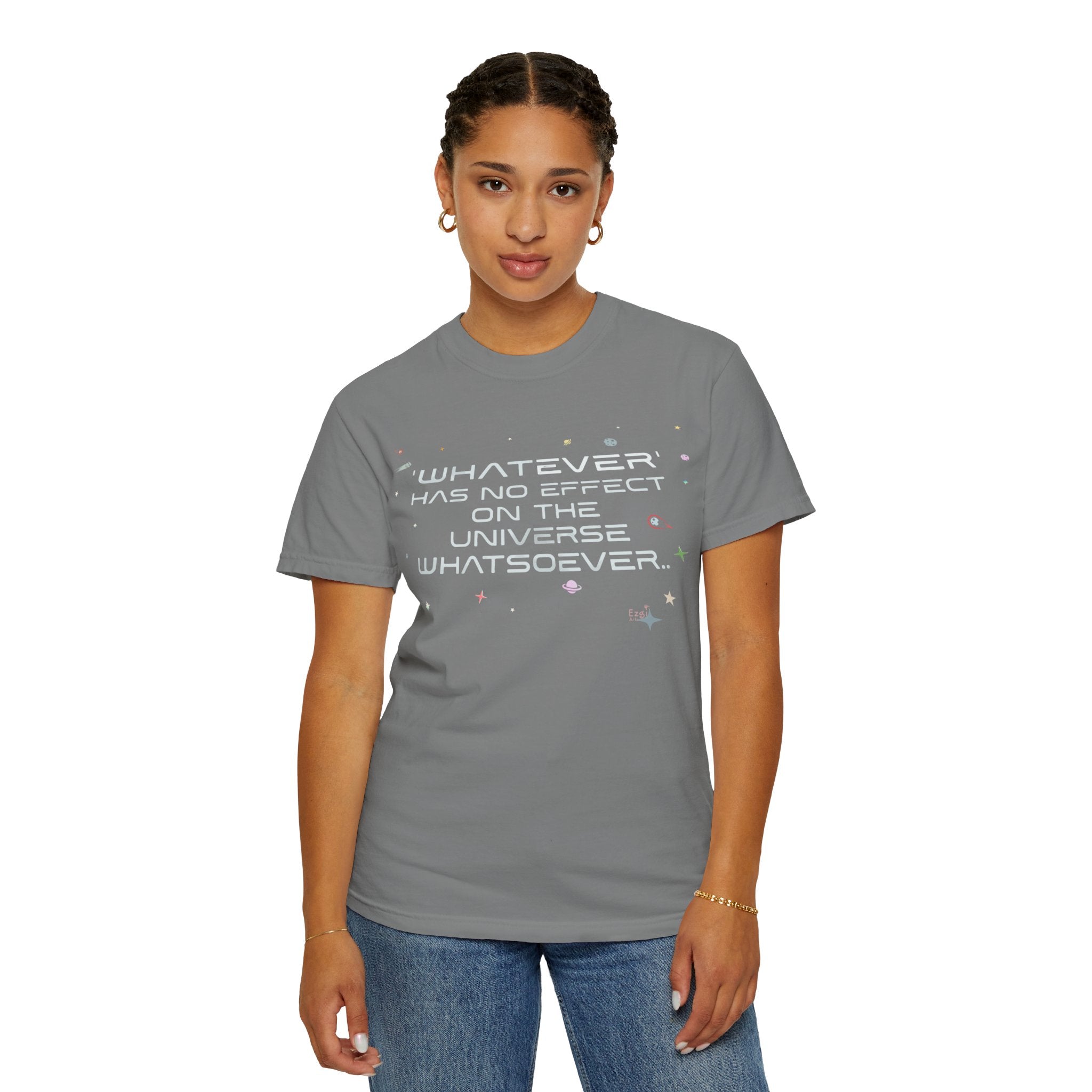 Whatever Universe T-Shirt — Pastel Space Graphic Tee