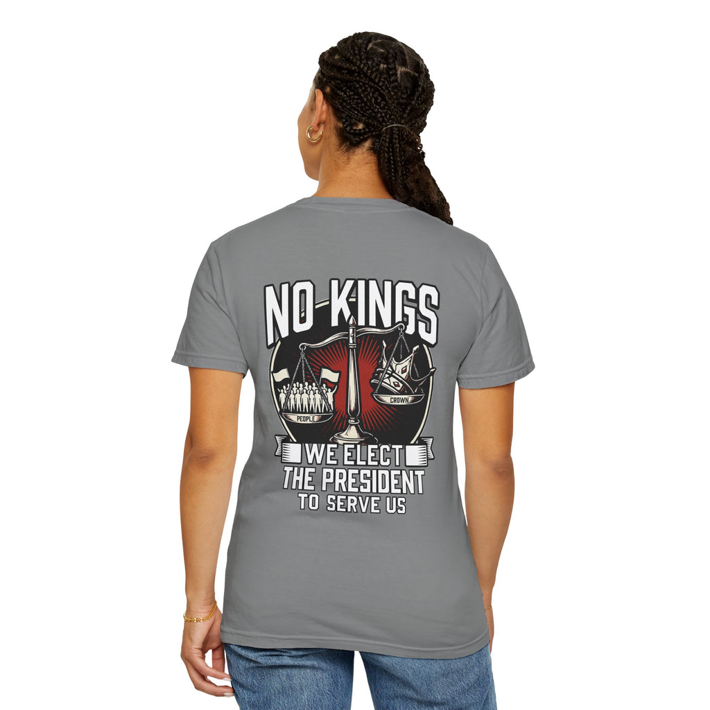 No Kings (Front & Back Printed) —  Protest Graphic Tee