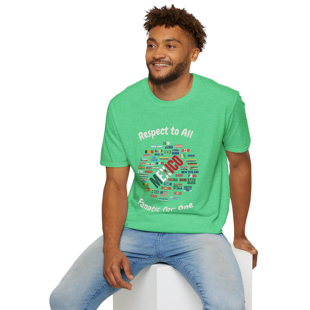 Mexico Fan Soccer Tee | White Text | Lightweight