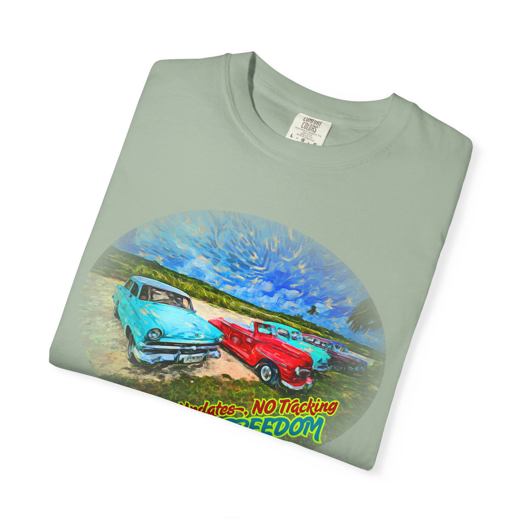 Copy of Classic Cars T-Shirt — 'No Updates, No Tracking, FULL FREEDOM' Tee