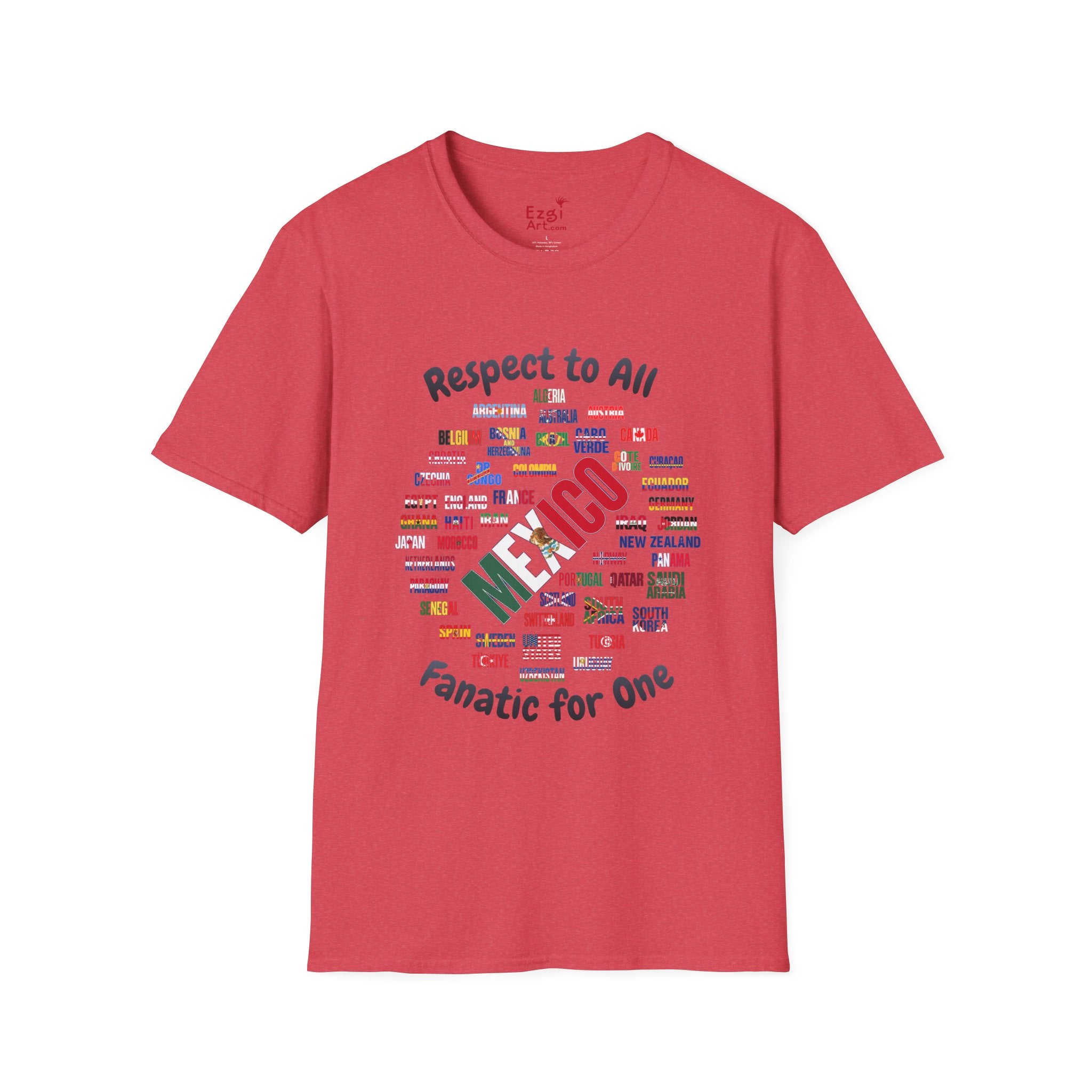 Mexico Fan Soccer Tee | Dark Text | Lightweight